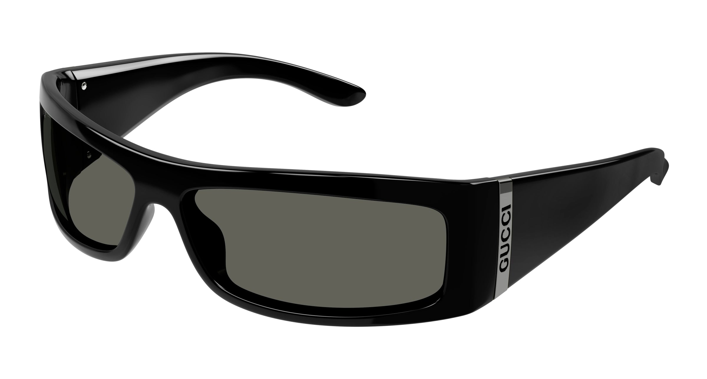 Gucci Uomo GG1492SA 001 Occhiali da sole Iniettato Nero Grigio Avvolgente Normale Gucci Uomo GG1492SA 001 Occhiali da sole Iniettato Nero Grigio Avvolgente Normale