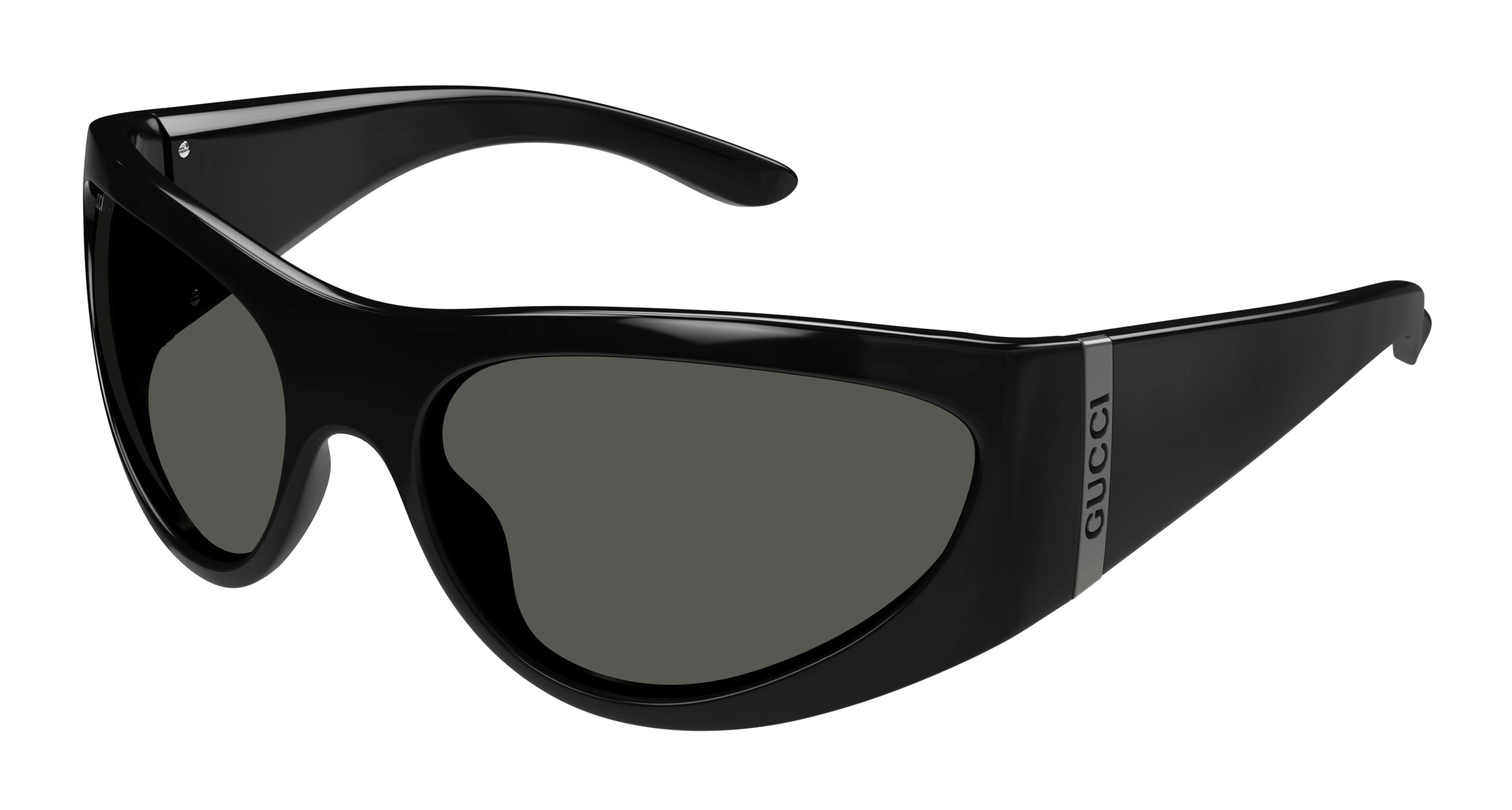 Gucci Uomo GG1575S 001 Occhiali da sole Iniettato Nero Grigio Squadrata Gucci Uomo GG1575S 001 Occhiali da sole Iniettato Nero Grigio Squadrata