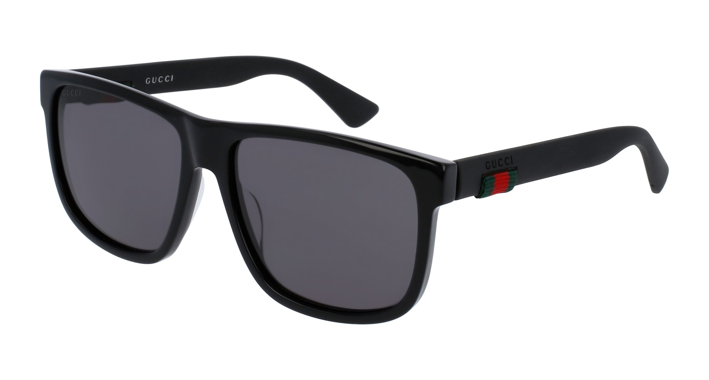 Gucci Uomo Gucci GG0010S 001 Occhiali da sole Acetato Nero Grigio Squadrata Normale Gucci Uomo Gucci GG0010S 001 Occhiali da sole Acetato Nero Grigio Squadrata Normale