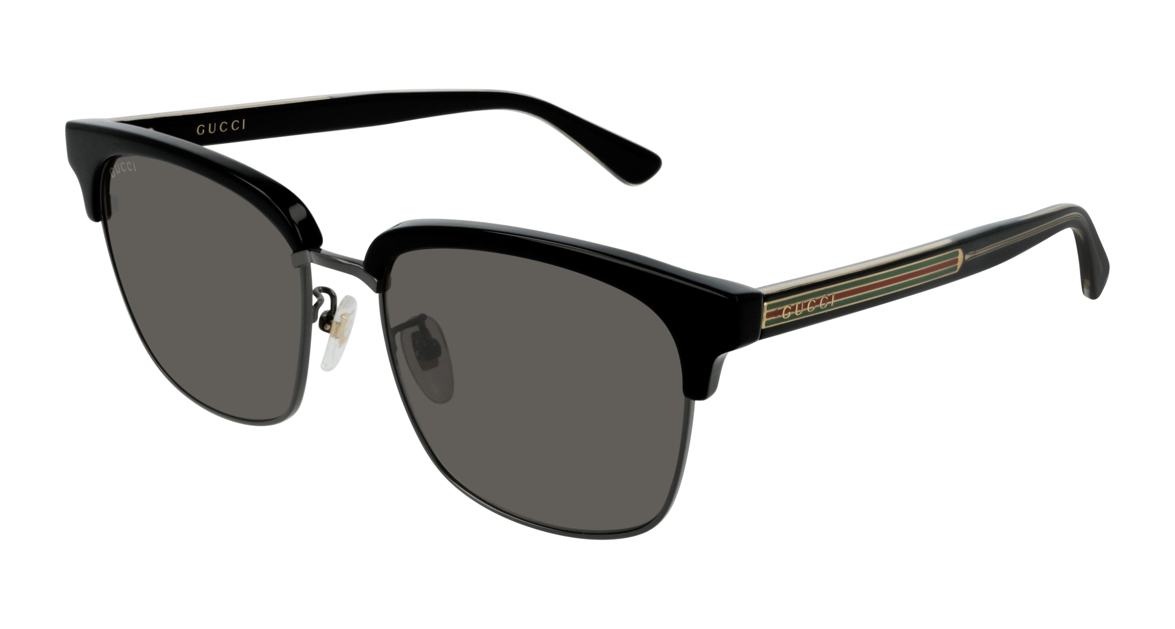 Gucci Uomo Gucci GG0382S 001 Occhiali da sole Plastica Nero Grigio Squadrata Normale Gucci Uomo Gucci GG0382S 001 Occhiali da sole Plastica Nero Grigio Squadrata Normale