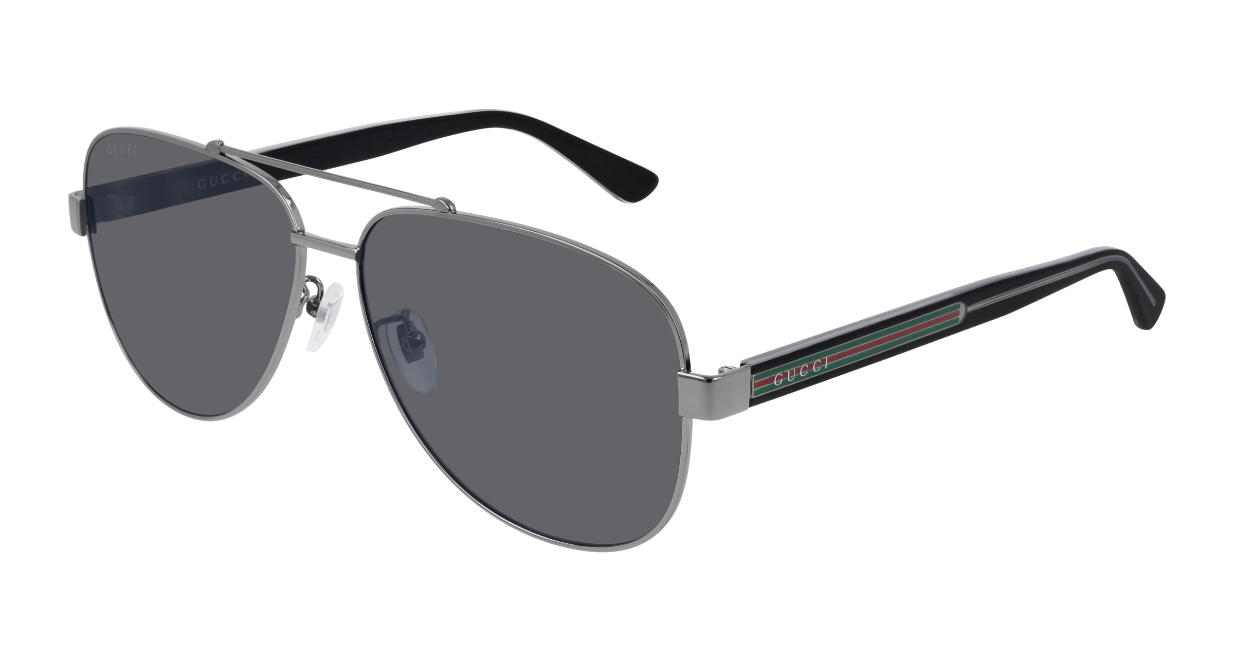 Gucci Uomo Gucci GG0528S 007 Occhiali da sole Metallo Rutenio Grigio Pilot Polarizzata Gucci Uomo Gucci GG0528S 007 Occhiali da sole Metallo Rutenio Grigio Pilot Polarizzata