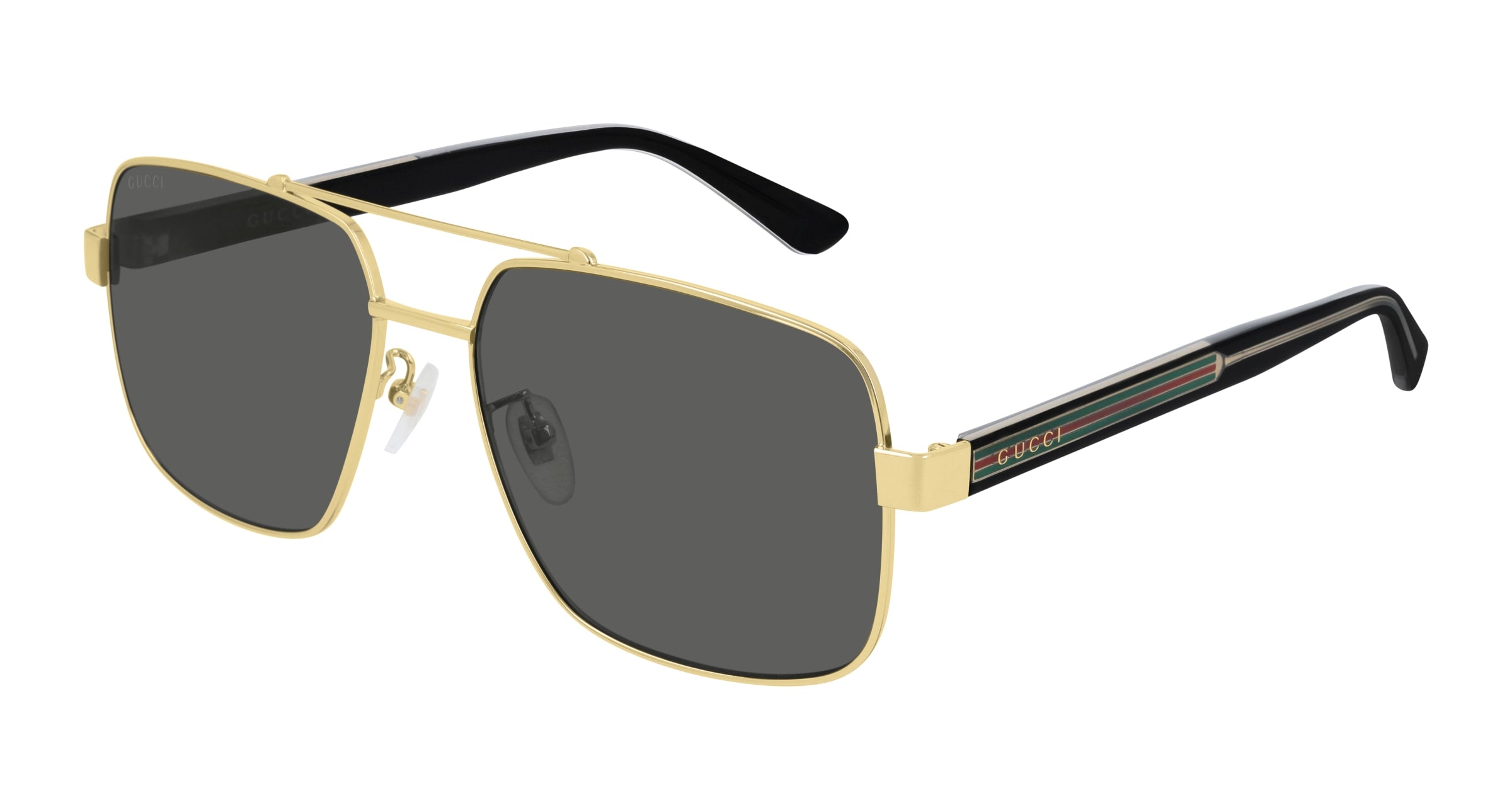 Gucci Uomo Gucci GG0529S 001 Occhiali da sole Metallo Oro Grigio Pilot Normale Gucci Uomo Gucci GG0529S 001 Occhiali da sole Metallo Oro Grigio Pilot Normale