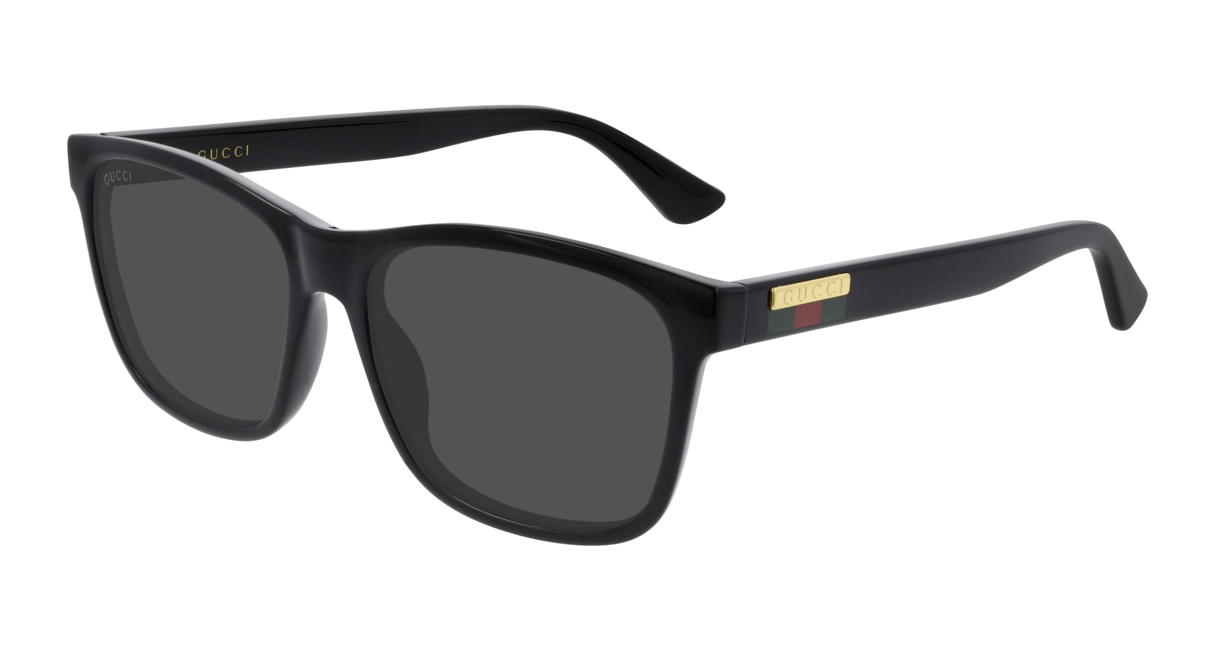 Gucci Uomo Gucci GG0746S 001 Occhiali da sole Iniettato Nero Grigio Squadrata Normale Gucci Uomo Gucci GG0746S 001 Occhiali da sole Iniettato Nero Grigio Squadrata Normale