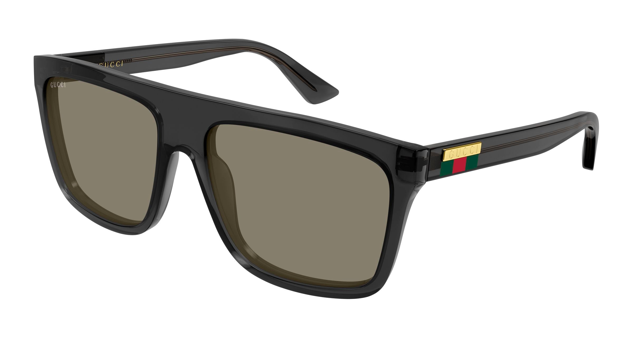 Gucci Uomo Gucci GG0748S 010 Occhiali da sole Iniettato Grigio Grigio Squadrata Gucci Uomo Gucci GG0748S 010 Occhiali da sole Iniettato Grigio Grigio Squadrata