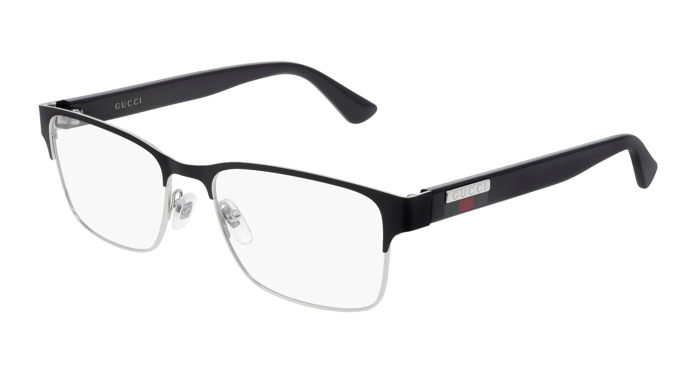 Gucci Uomo Gucci GG0750O 001 Montature da vista Metallo Nero Squadrata Gucci Uomo Gucci GG0750O 001 Montature da vista Metallo Nero Squadrata