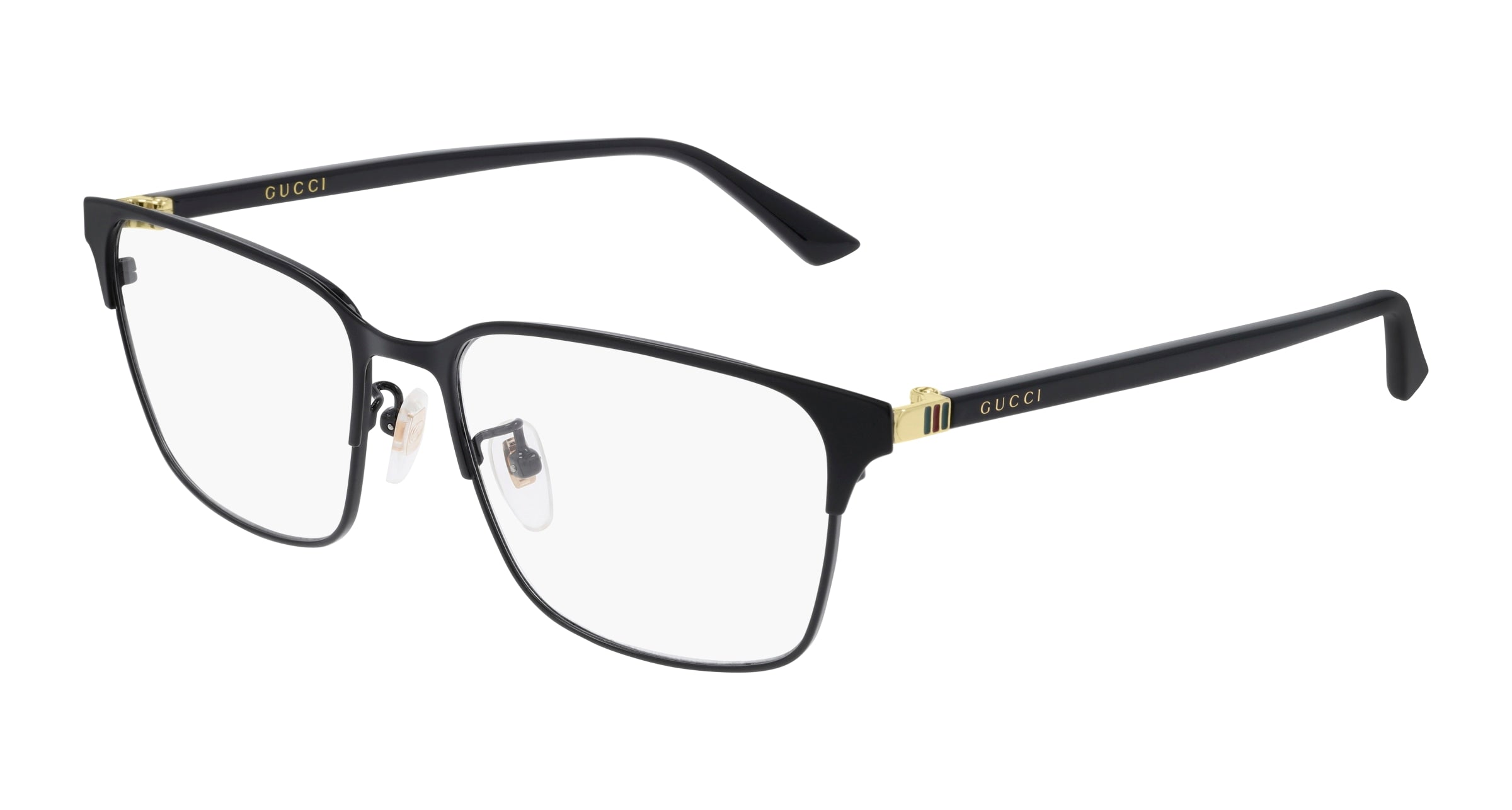 Gucci Uomo Gucci GG0756OA 001 Montature da vista Metallo Nero Squadrata Gucci Uomo Gucci GG0756OA 001 Montature da vista Metallo Nero Squadrata