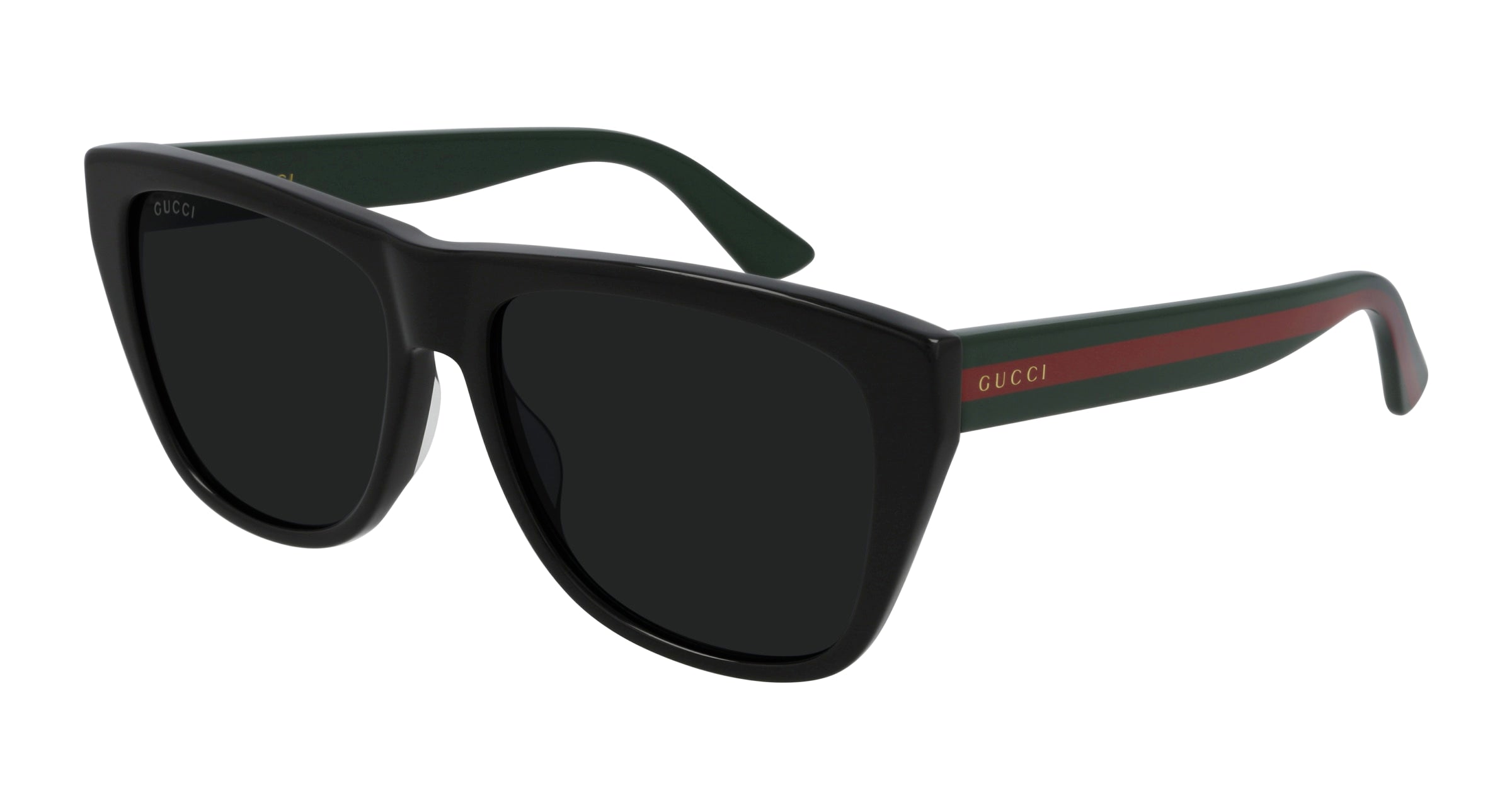 Gucci Uomo Gucci GG0926S 001 Occhiali da sole Acetato Nero Grigio Squadrata Normale