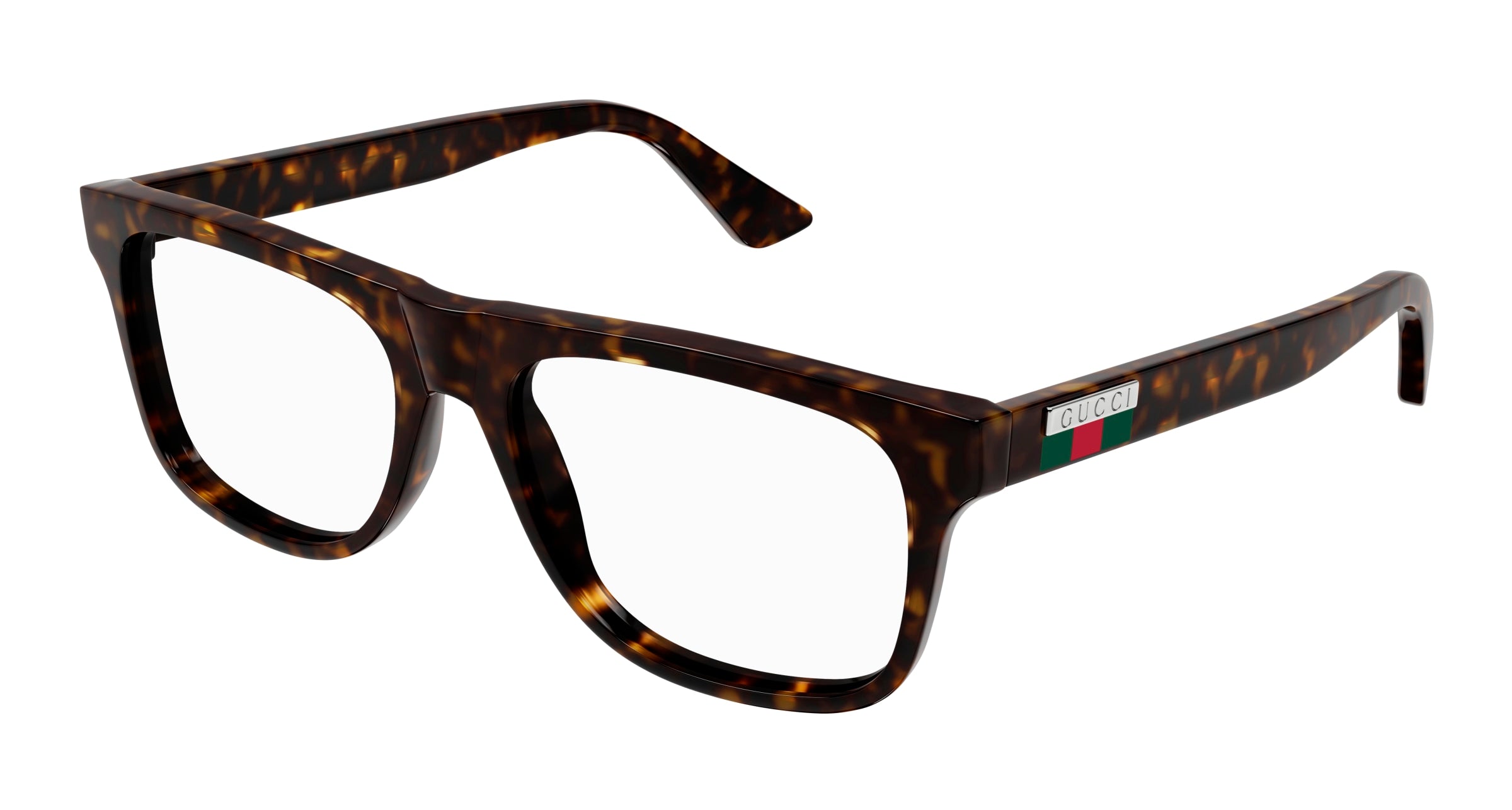 Gucci Uomo Gucci GG1117O 006 Montature da vista Iniettato Havana Trasparente Squadrata Gucci Uomo Gucci GG1117O 006 Montature da vista Iniettato Havana Trasparente Squadrata