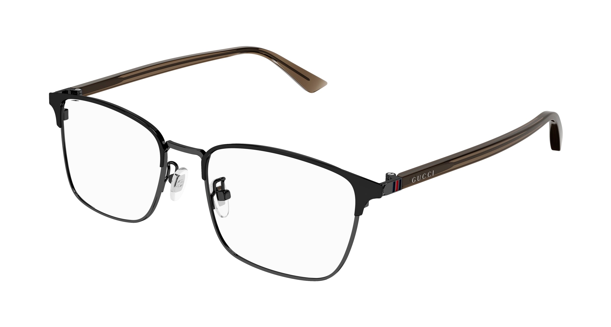 Gucci Uomo Gucci GG1124OA 003 Montature da vista Metallo Nero Squadrata Gucci Uomo Gucci GG1124OA 003 Montature da vista Metallo Nero Squadrata