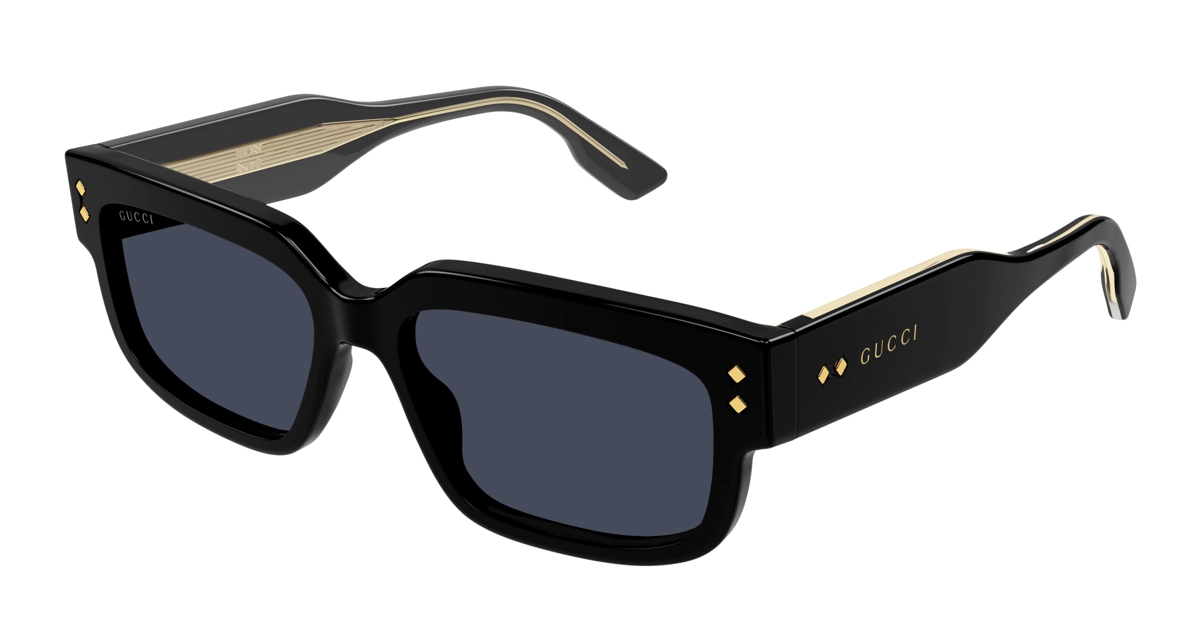 Gucci Uomo Gucci GG1218S 001 Occhiali da sole Acetato Nero Grigio Squadrata Normale Gucci Uomo Gucci GG1218S 001 Occhiali da sole Acetato Nero Grigio Squadrata Normale