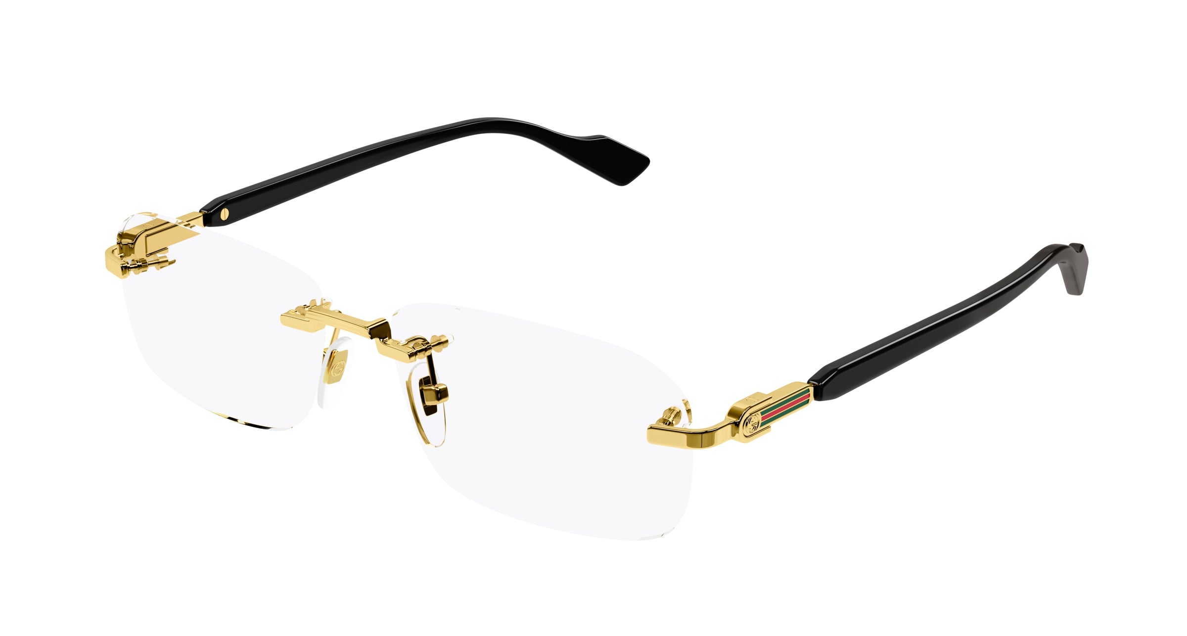 Gucci Uomo Gucci GG1221O 001 Montature da vista Metallo Oro Squadrata Gucci Uomo Gucci GG1221O 001 Montature da vista Metallo Oro Squadrata