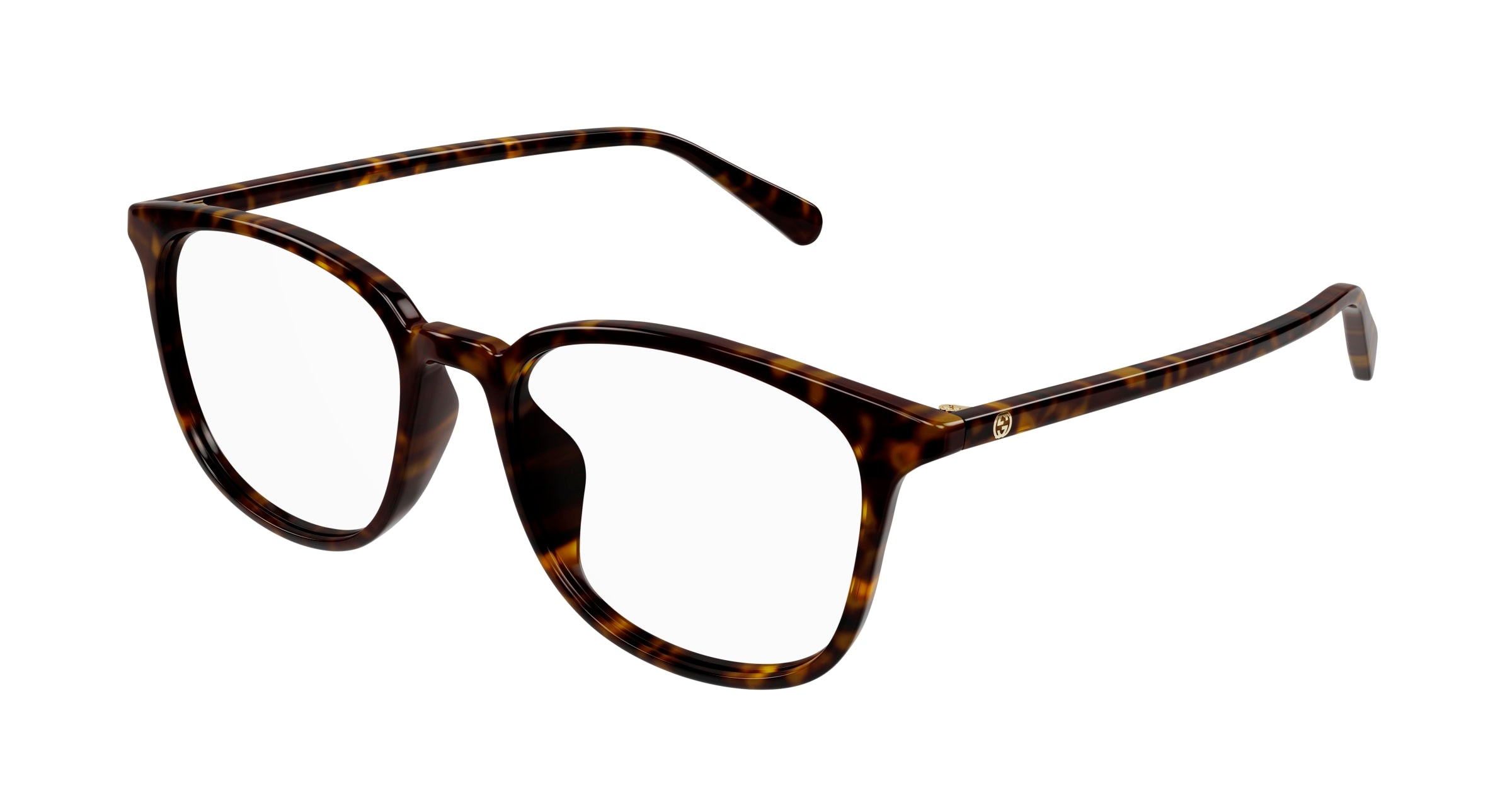 Gucci Uomo Gucci GG1230OA 001 Montature da vista Plastica Havana Squadrata Gucci Uomo Gucci GG1230OA 001 Montature da vista Plastica Havana Squadrata