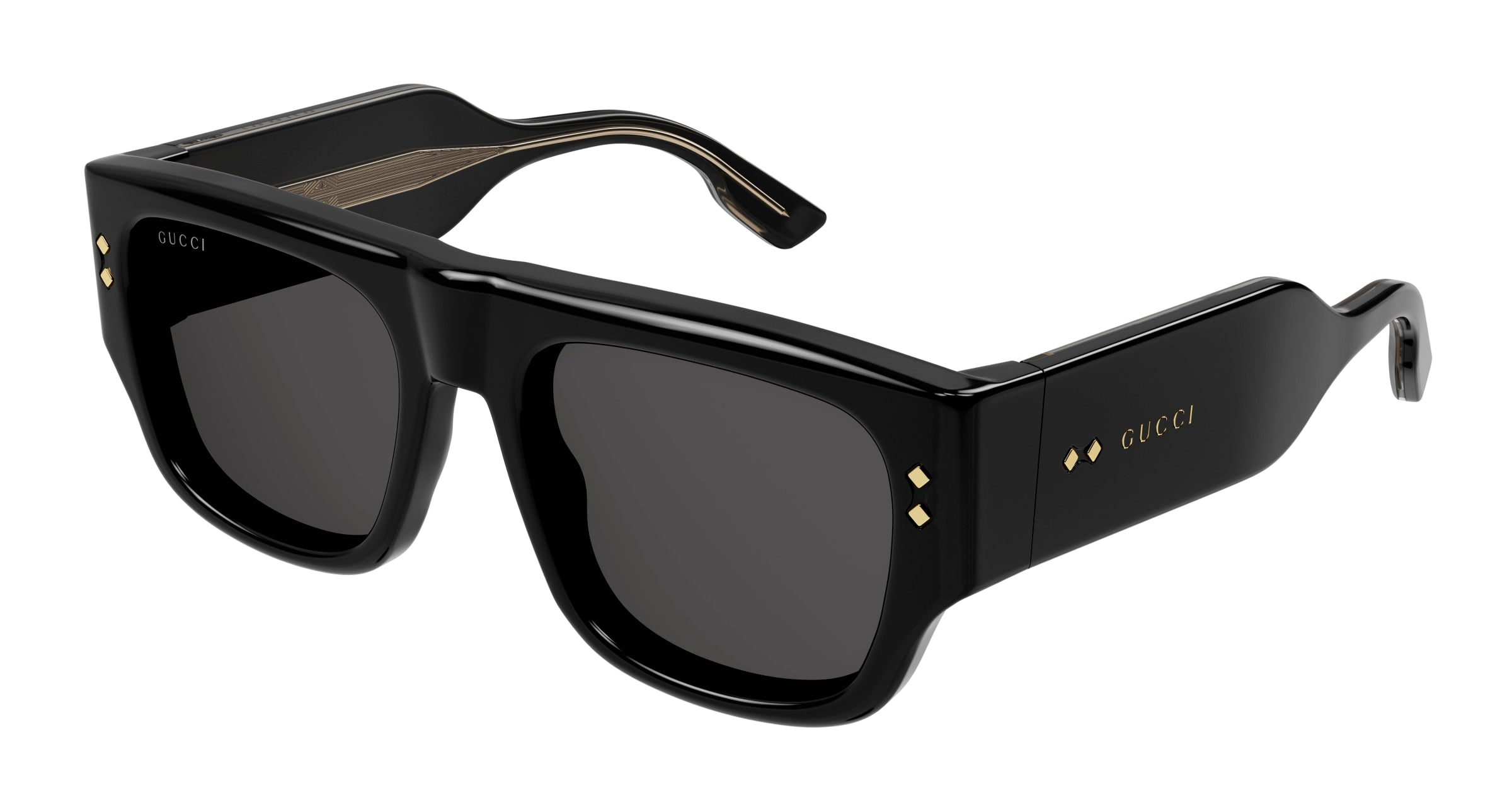 Gucci Uomo Gucci GG1262S 001 Occhiali da sole Acetato Nero Grigio Squadrata Gucci Uomo Gucci GG1262S 001 Occhiali da sole Acetato Nero Grigio Squadrata