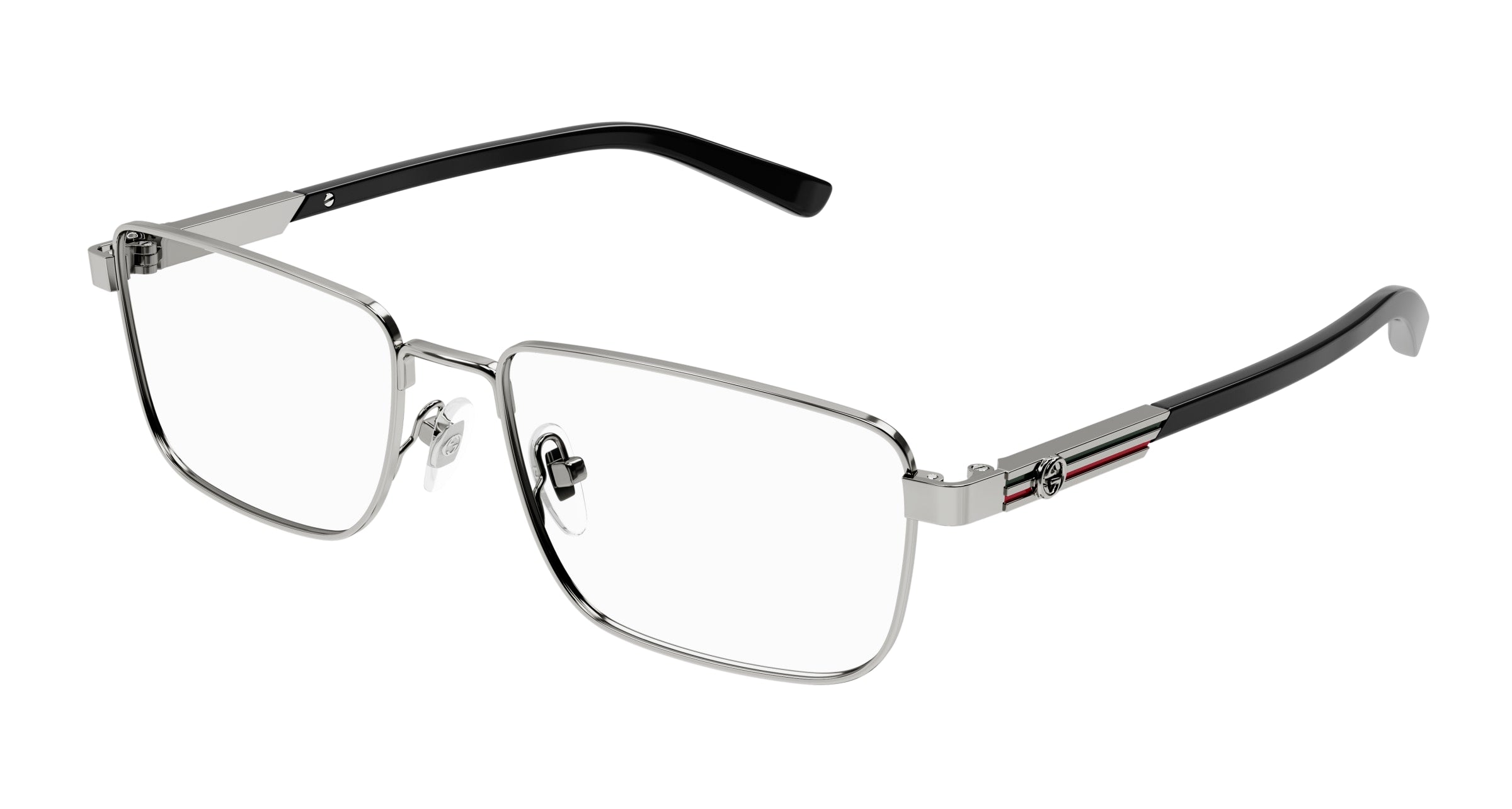 Gucci Uomo Gucci GG1291O 001 Montature da vista Metallo Rutenio Squadrata Gucci Uomo Gucci GG1291O 001 Montature da vista Metallo Rutenio Squadrata