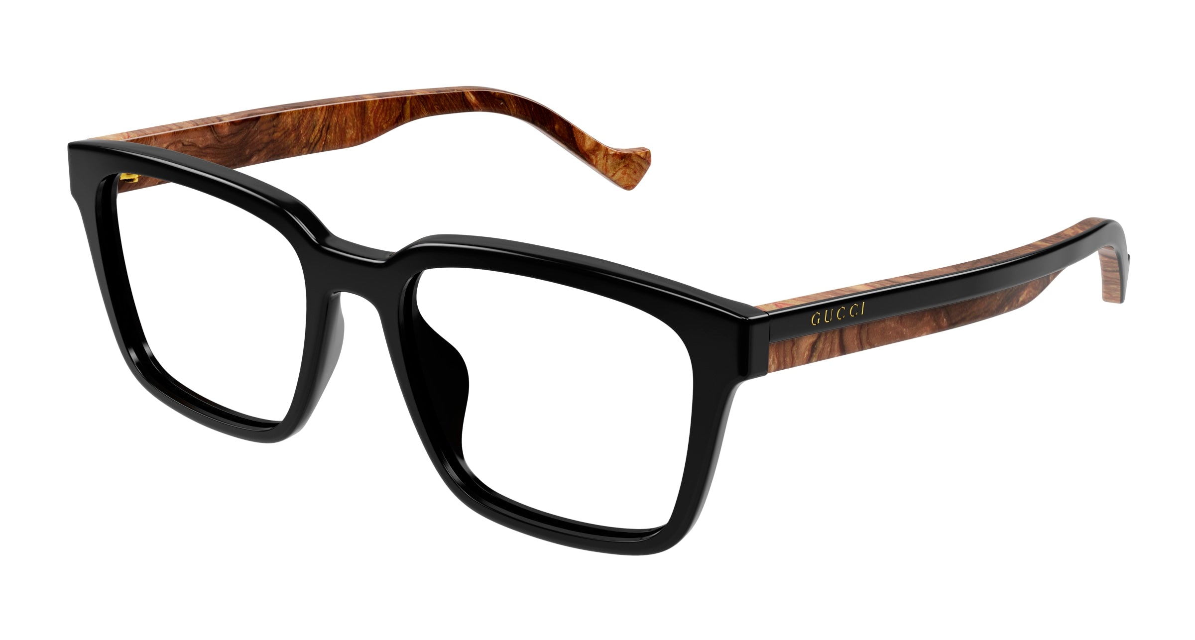 Gucci Uomo Gucci GG1306OA 001 Montature da vista Plastica Nero Squadrata