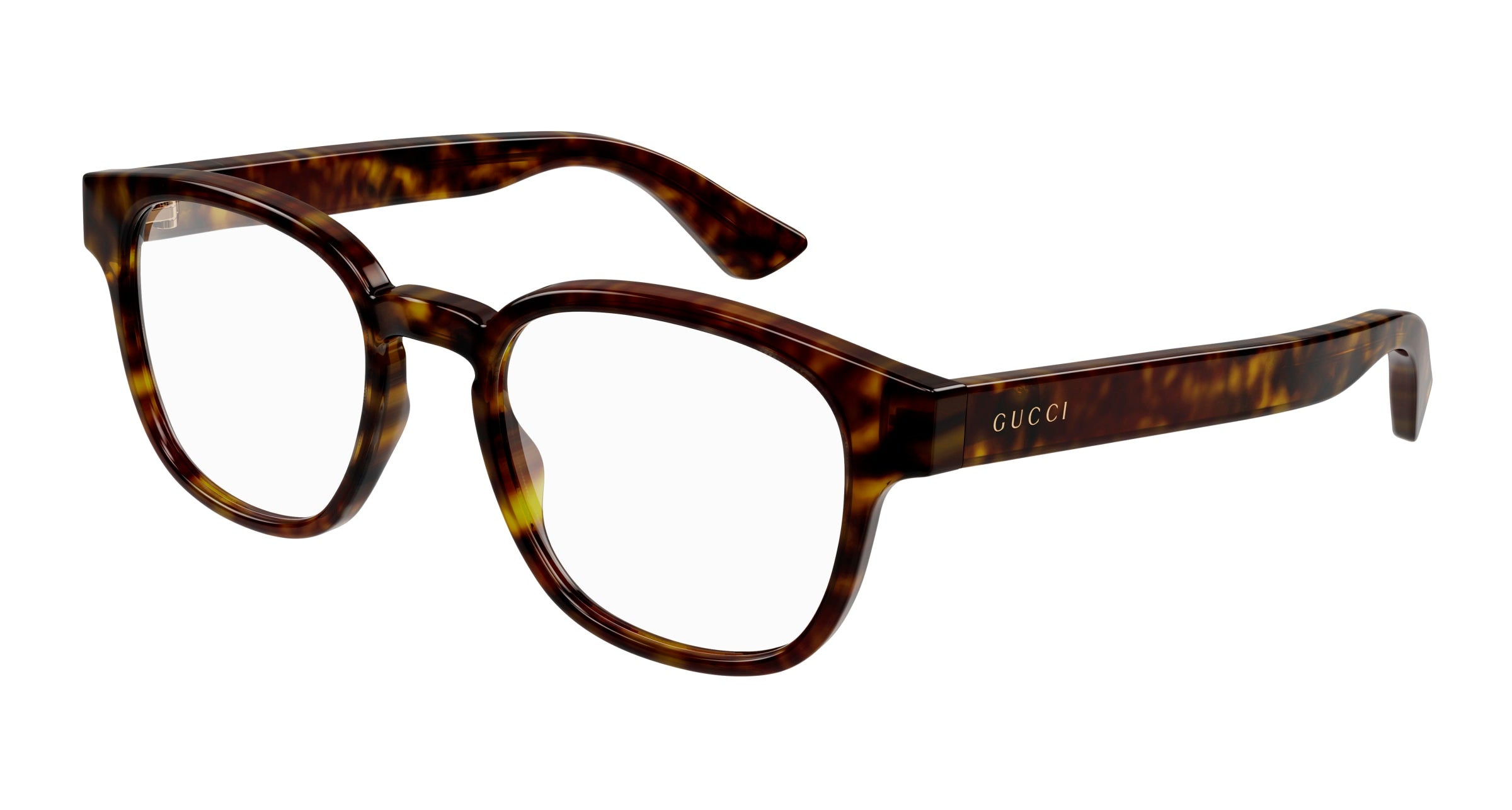 Gucci Uomo Gucci GG1343O 002 Montature da vista Plastica Havana Squadrata Gucci Uomo Gucci GG1343O 002 Montature da vista Plastica Havana Squadrata