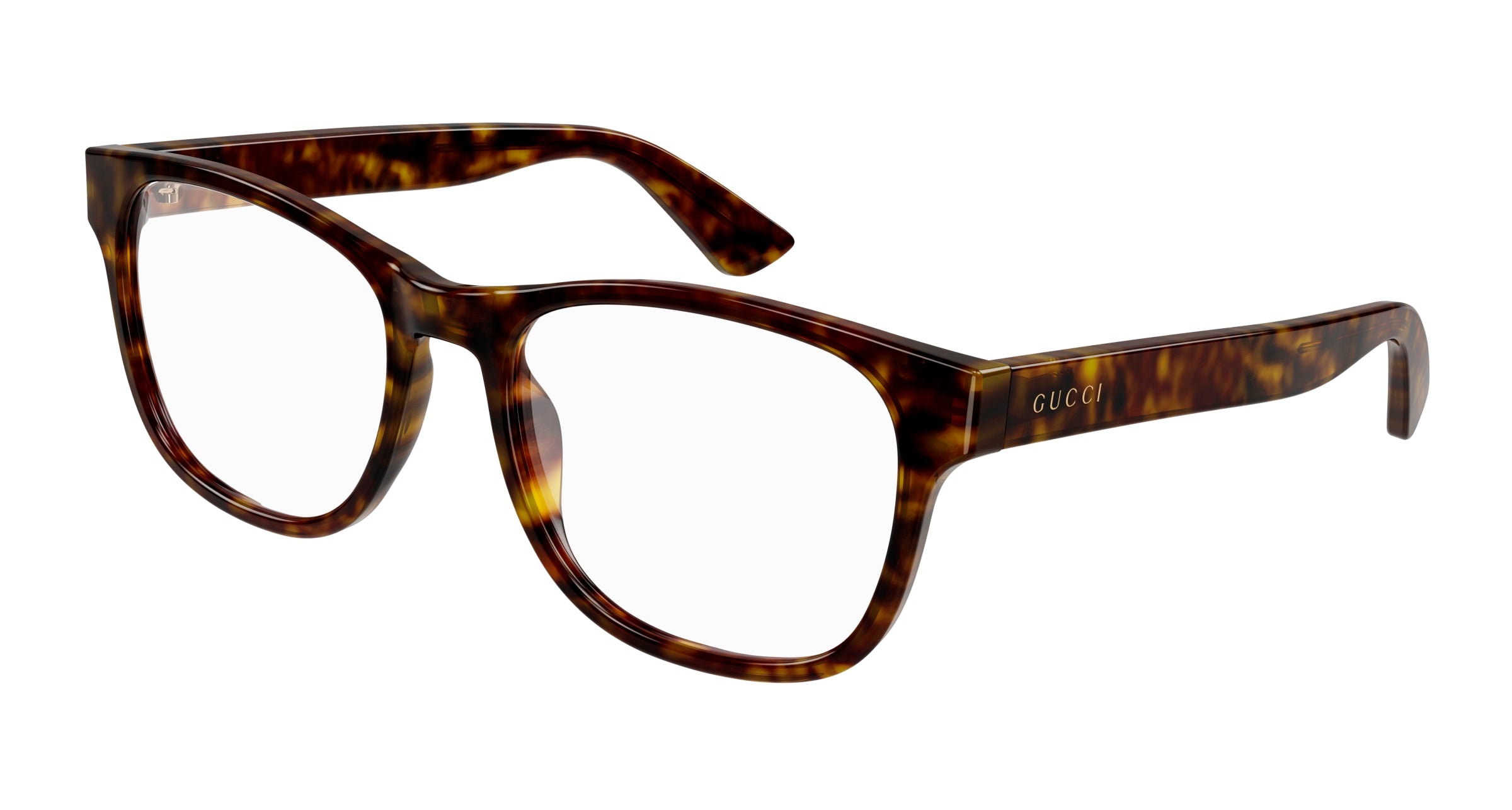 Gucci Uomo Gucci GG1344O 002 Montature da vista Plastica Havana Squadrata