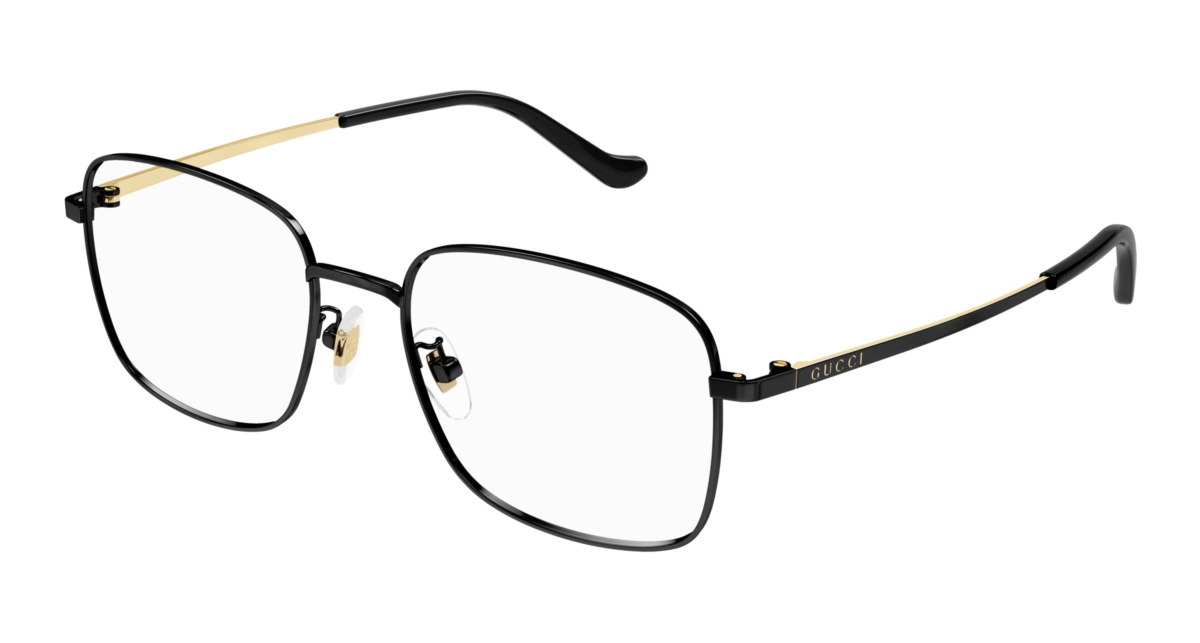 Gucci Uomo Gucci GG1355OA 001 Montature da vista Metallo Nero Squadrata Gucci Uomo Gucci GG1355OA 001 Montature da vista Metallo Nero Squadrata