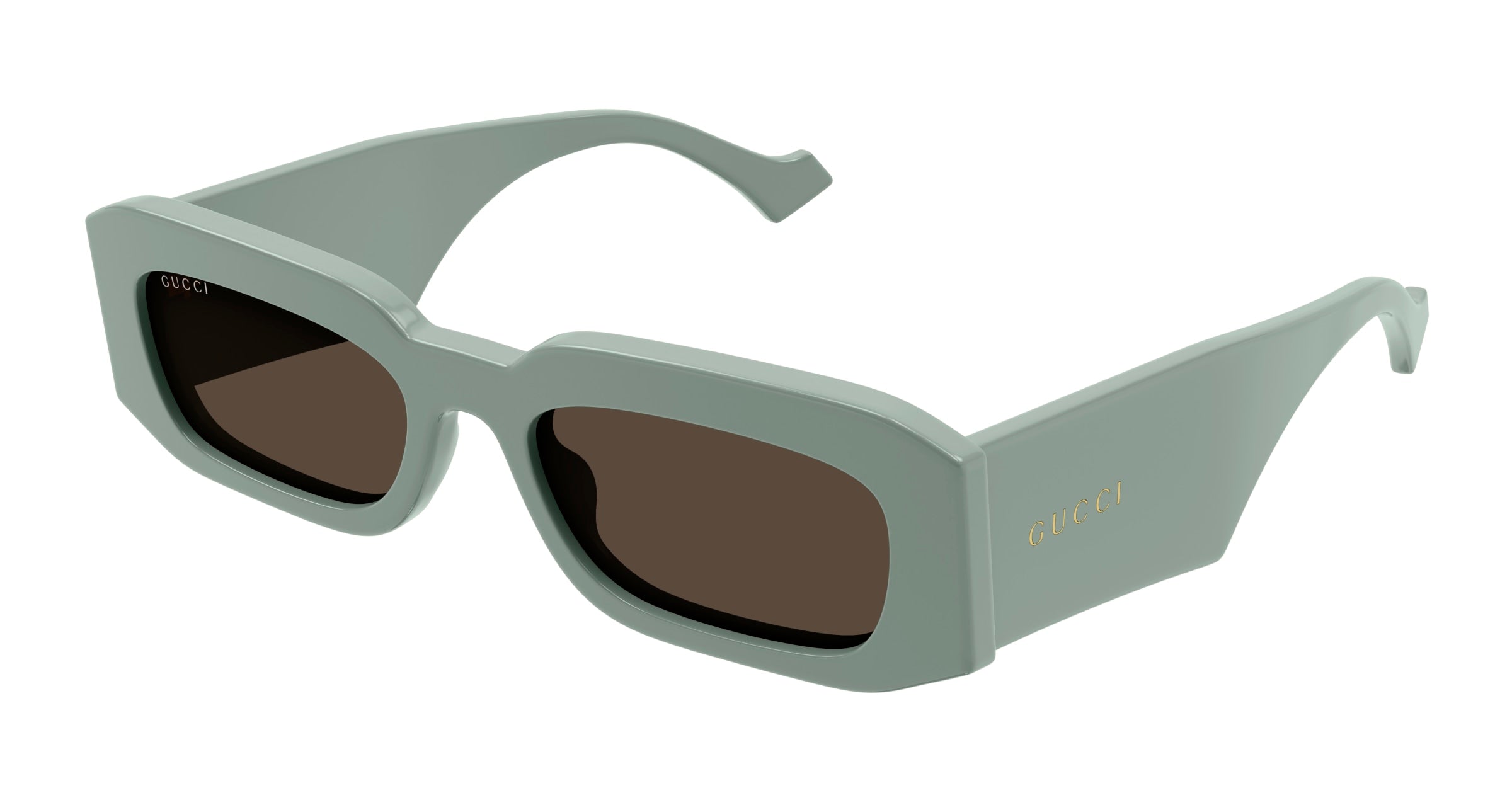 Gucci Uomo Gucci GG1426S 004 Occhiali da sole Acetato Verde Marrone Squadrata Normale Gucci Uomo Gucci GG1426S 004 Occhiali da sole Acetato Verde Marrone Squadrata Normale