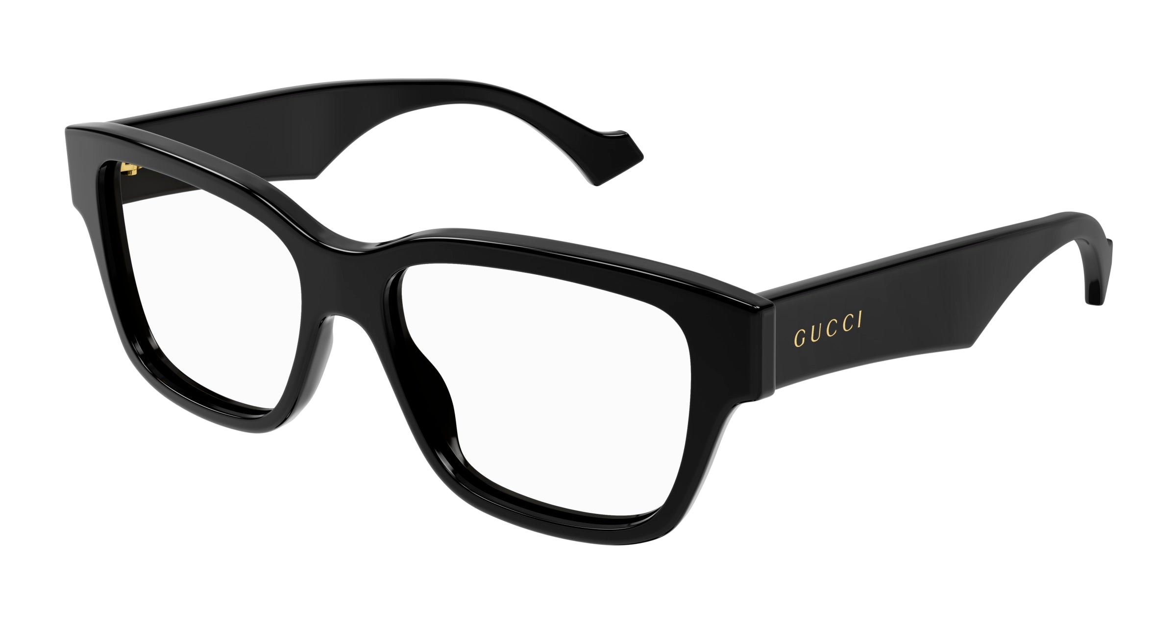 Gucci Uomo Gucci GG1428O 004 Montature da vista Acetato Nero Squadrata Gucci Uomo Gucci GG1428O 004 Montature da vista Acetato Nero Squadrata