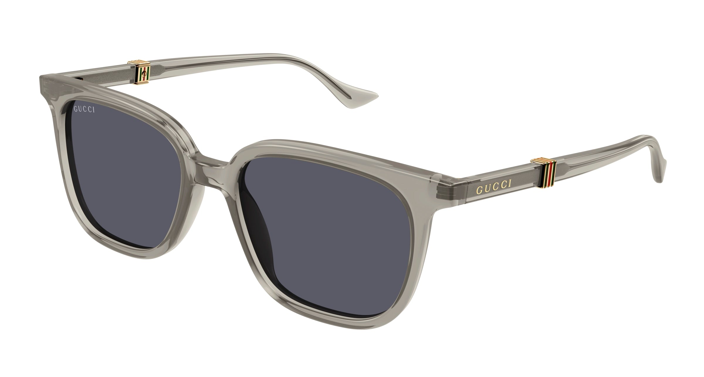 Gucci Uomo Gucci GG1493S 003 Occhiali da sole Acetato Marrone Grigio Squadrata