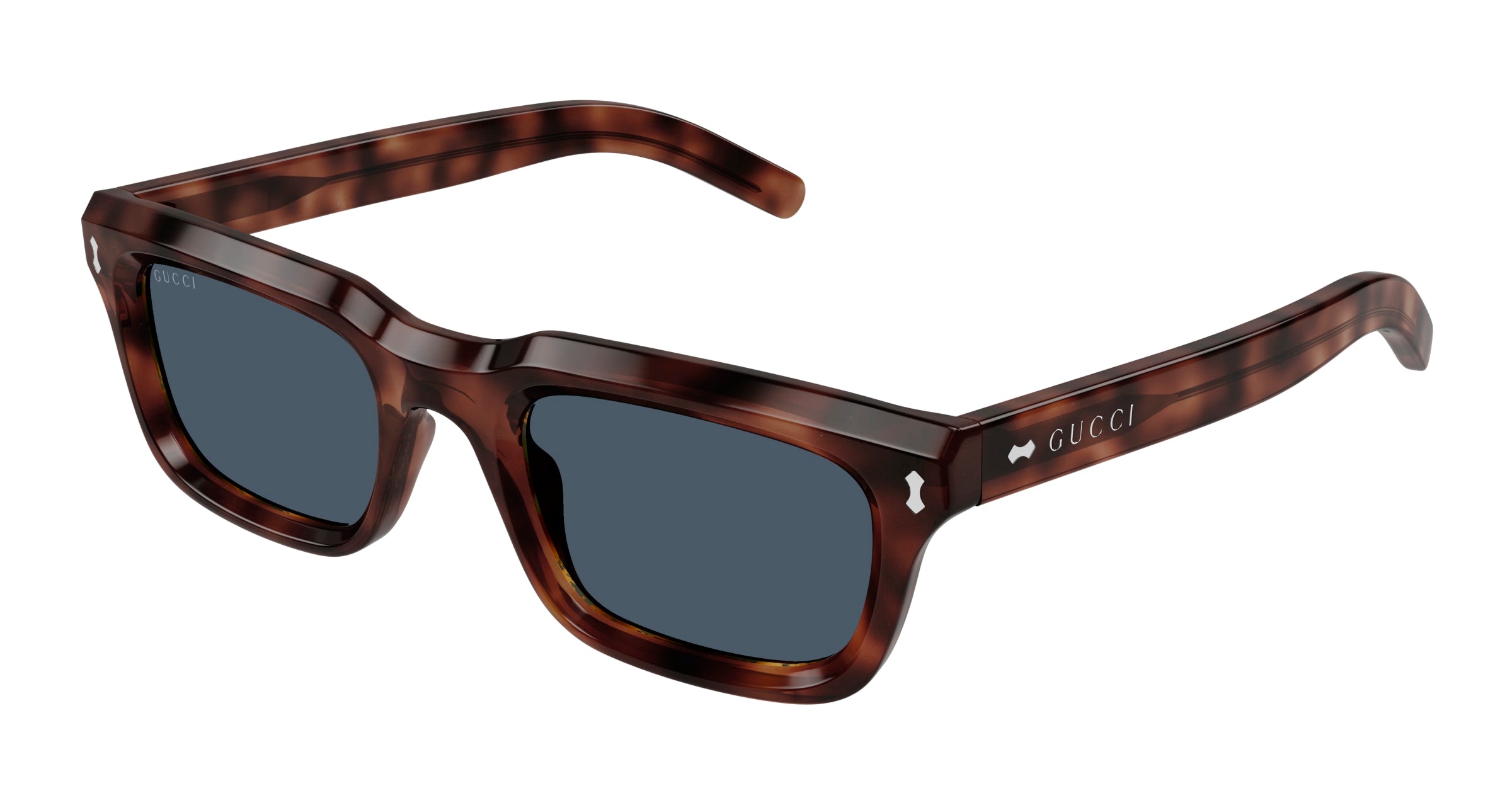 Gucci Uomo Gucci GG1524S 002 Occhiali da sole Acetato Havana Blu Squadrata Gucci Uomo Gucci GG1524S 002 Occhiali da sole Acetato Havana Blu Squadrata