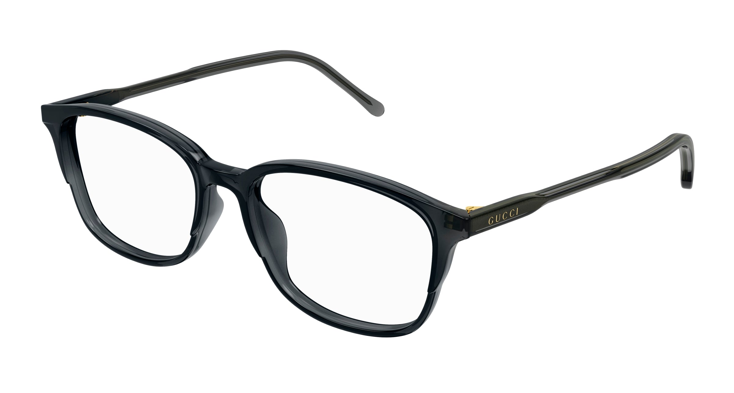 Gucci Uomo Gucci GG1610OA 002 Montature da vista Acetato Grigio Trasparente Squadrata Gucci Uomo Gucci GG1610OA 002 Montature da vista Acetato Grigio Trasparente Squadrata