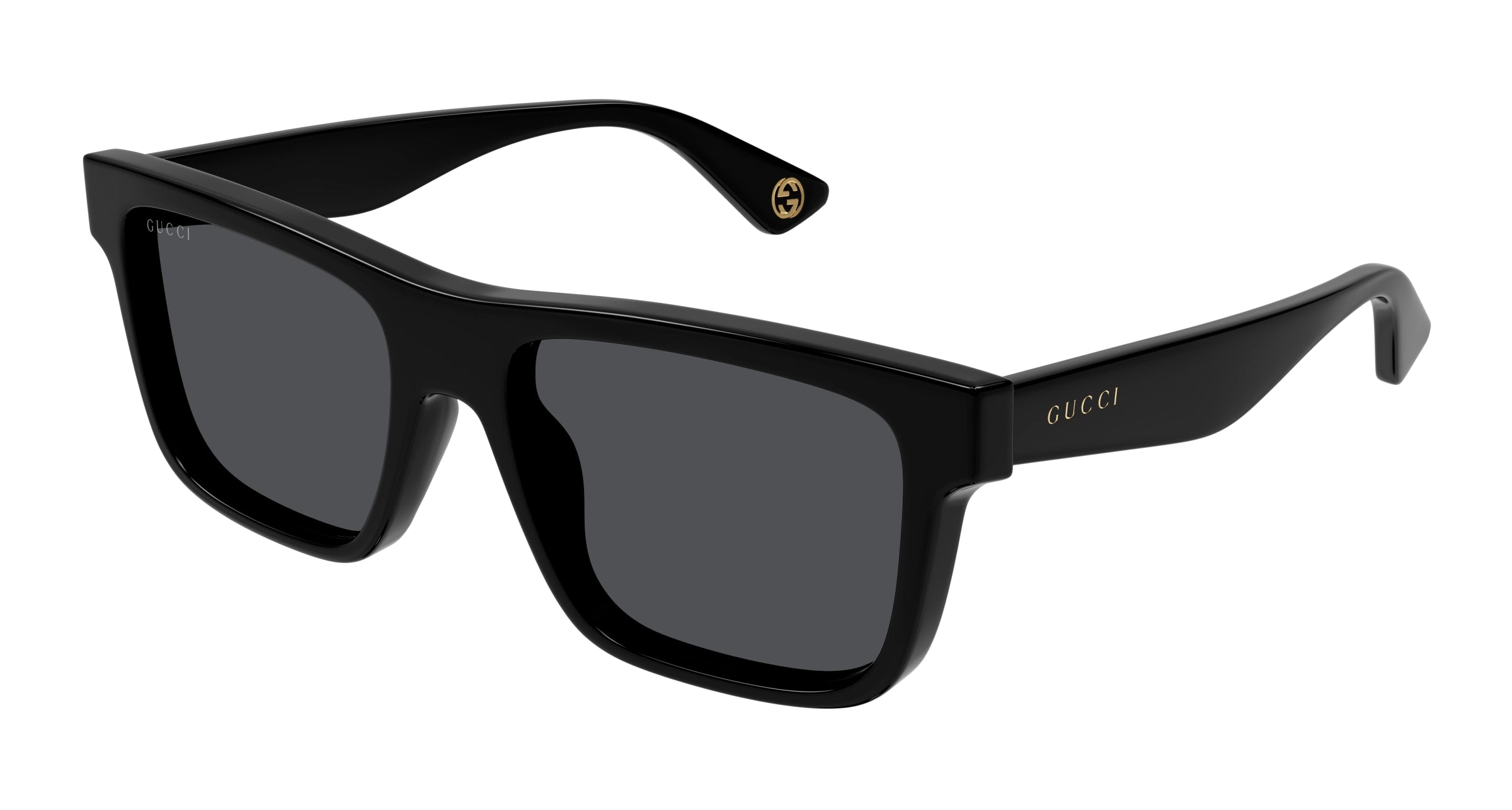 Gucci Uomo Gucci GG1618S 001 Occhiali da sole Acetato Nero Grigio Squadrata Gucci Uomo Gucci GG1618S 001 Occhiali da sole Acetato Nero Grigio Squadrata