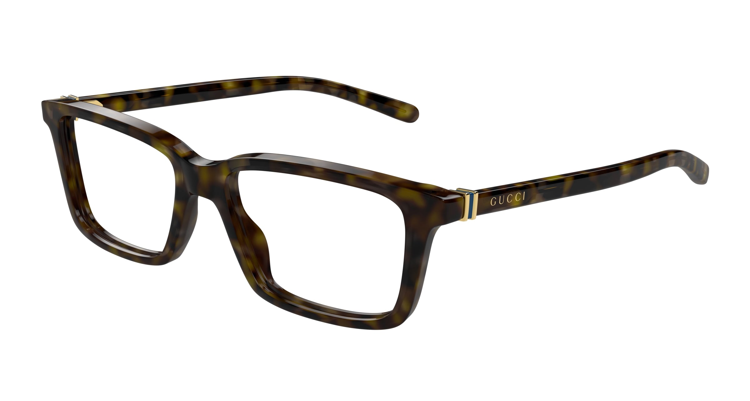 Gucci Uomo Gucci GG1672O 002 Montature da vista Acetato Havana Trasparente Squadrata Gucci Uomo Gucci GG1672O 002 Montature da vista Acetato Havana Trasparente Squadrata