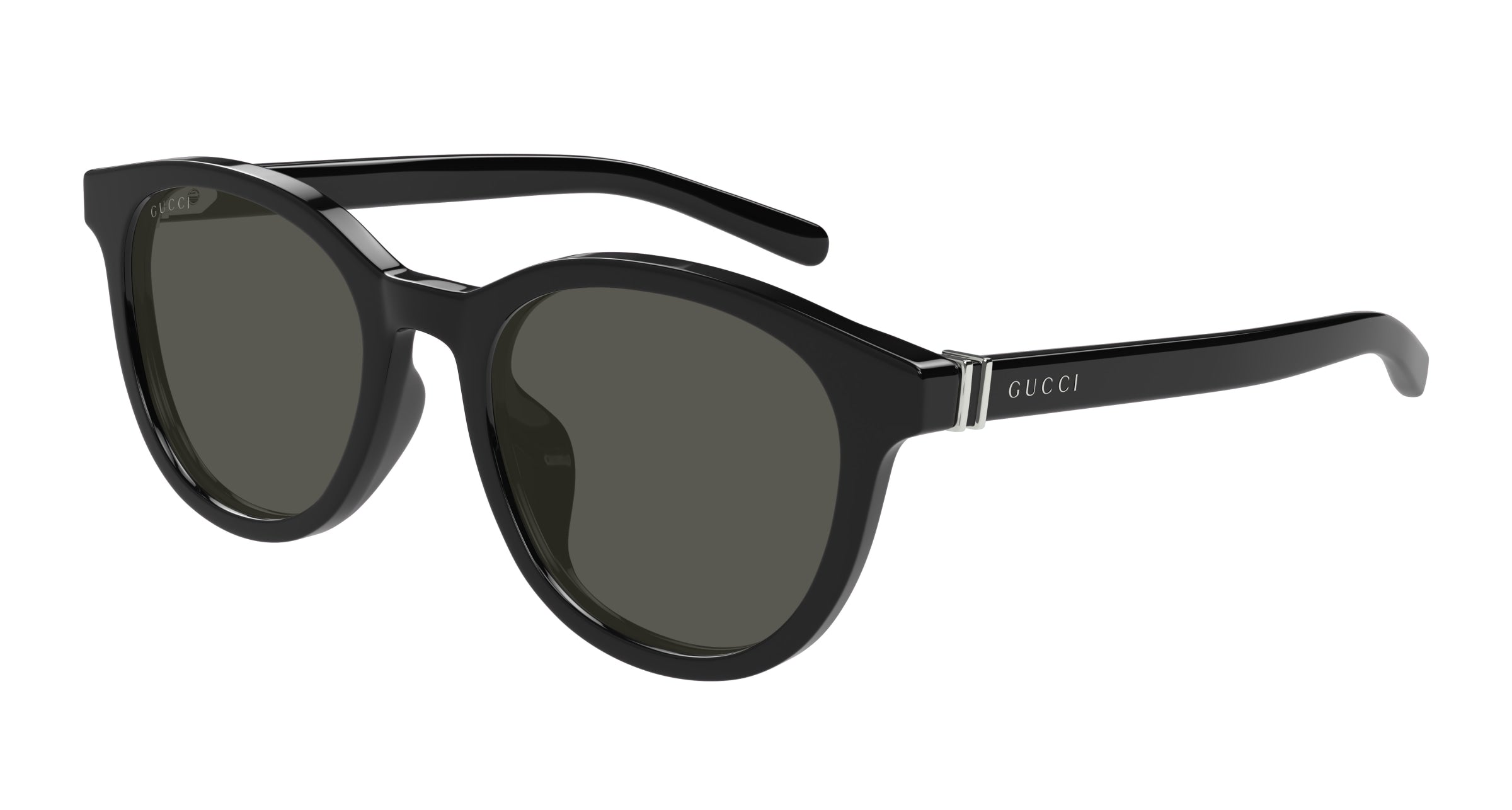 Gucci Uomo Gucci GG1674SK 001 Occhiali da sole Acetato Nero Grigio Rotonda Gucci Uomo Gucci GG1674SK 001 Occhiali da sole Acetato Nero Grigio Rotonda