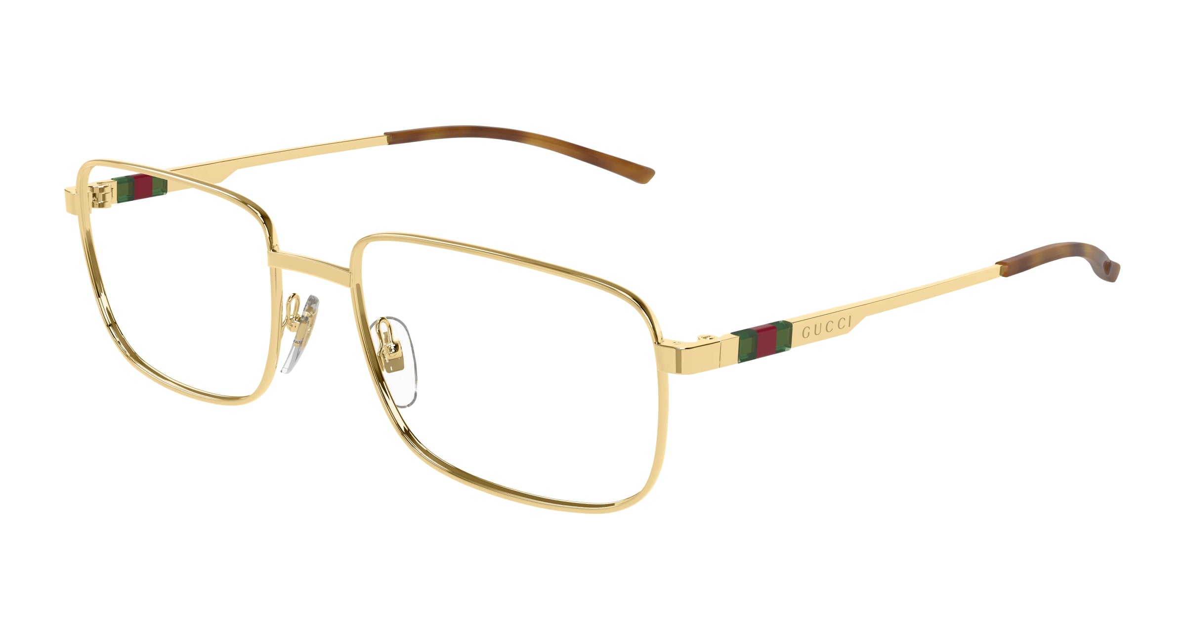 Gucci Uomo Gucci GG1678O 005 Montature da vista Metallo Oro Trasparente Squadrata Gucci Uomo Gucci GG1678O 005 Montature da vista Metallo Oro Trasparente Squadrata
