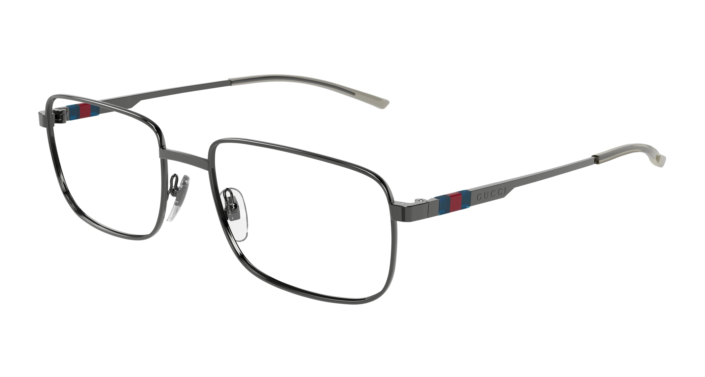 Gucci Uomo Gucci GG1678O 006 Montature da vista Metallo Rutenio Trasparente Squadrata Gucci Uomo Gucci GG1678O 006 Montature da vista Metallo Rutenio Trasparente Squadrata