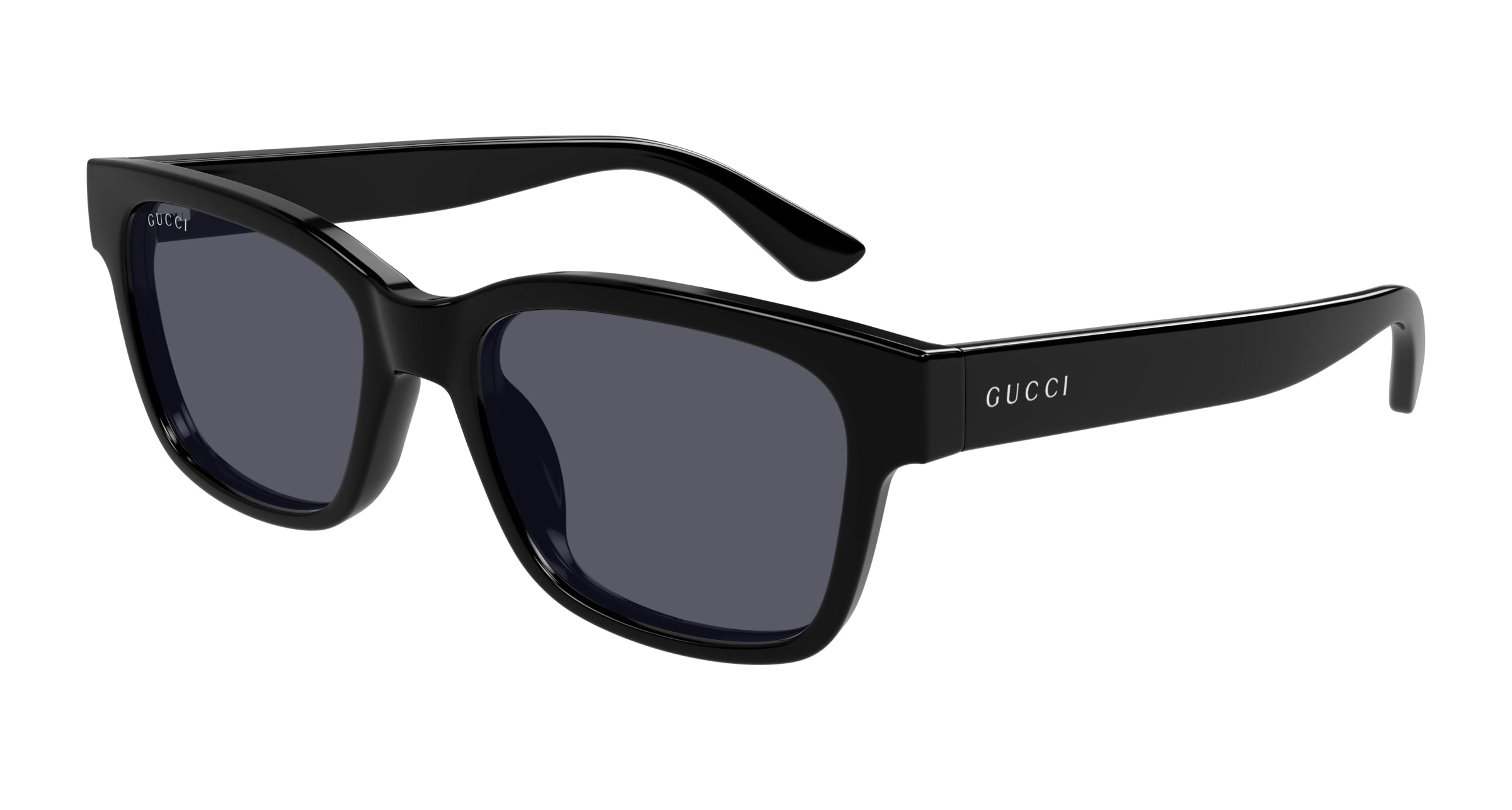 Gucci Uomo Gucci GG1716S 001 Occhiali da sole Iniettato Nero Grigio Squadrata