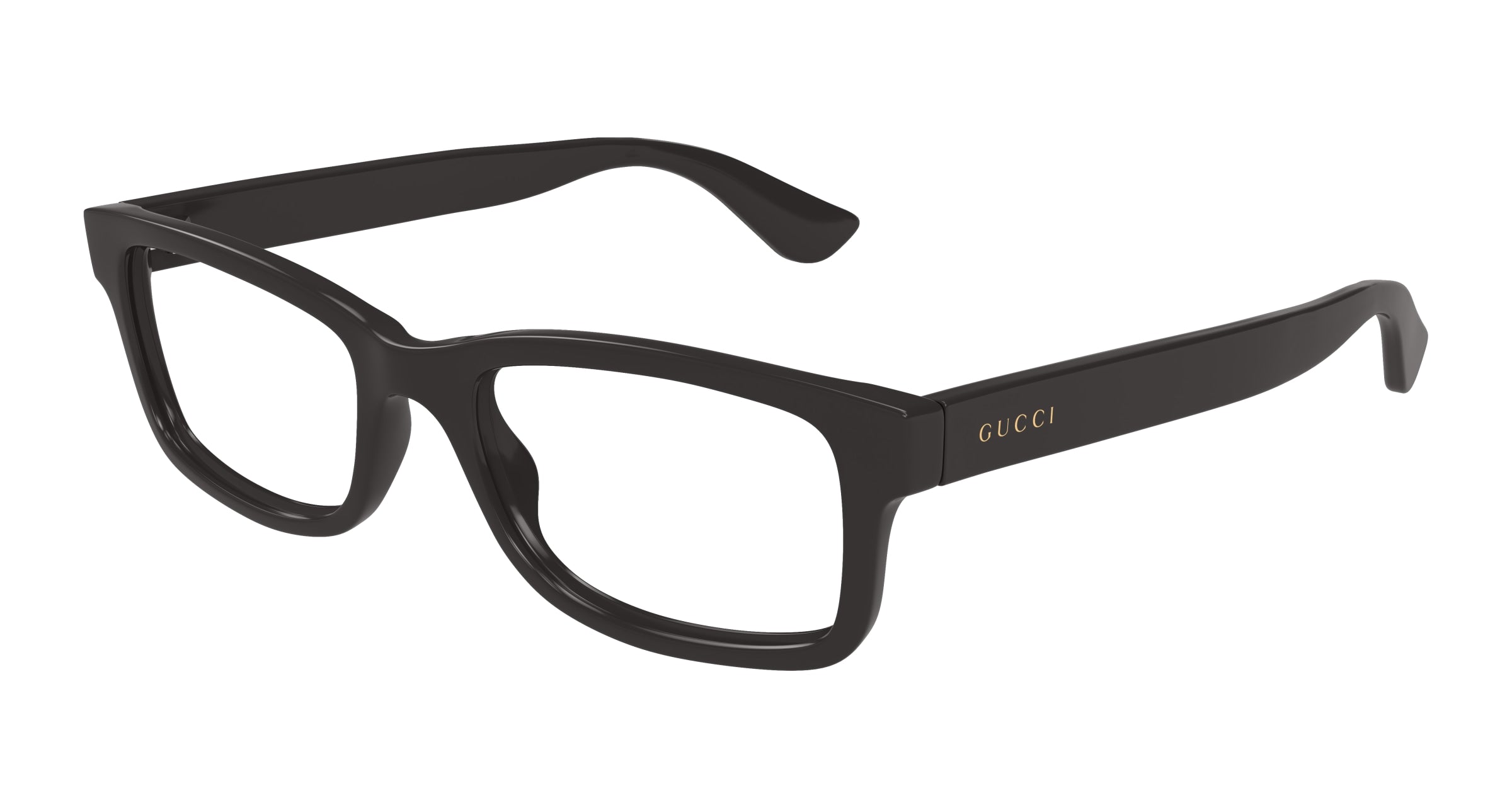Gucci Uomo Gucci GG1717O 003 Montature da vista Iniettato Grigio Trasparente Squadrata