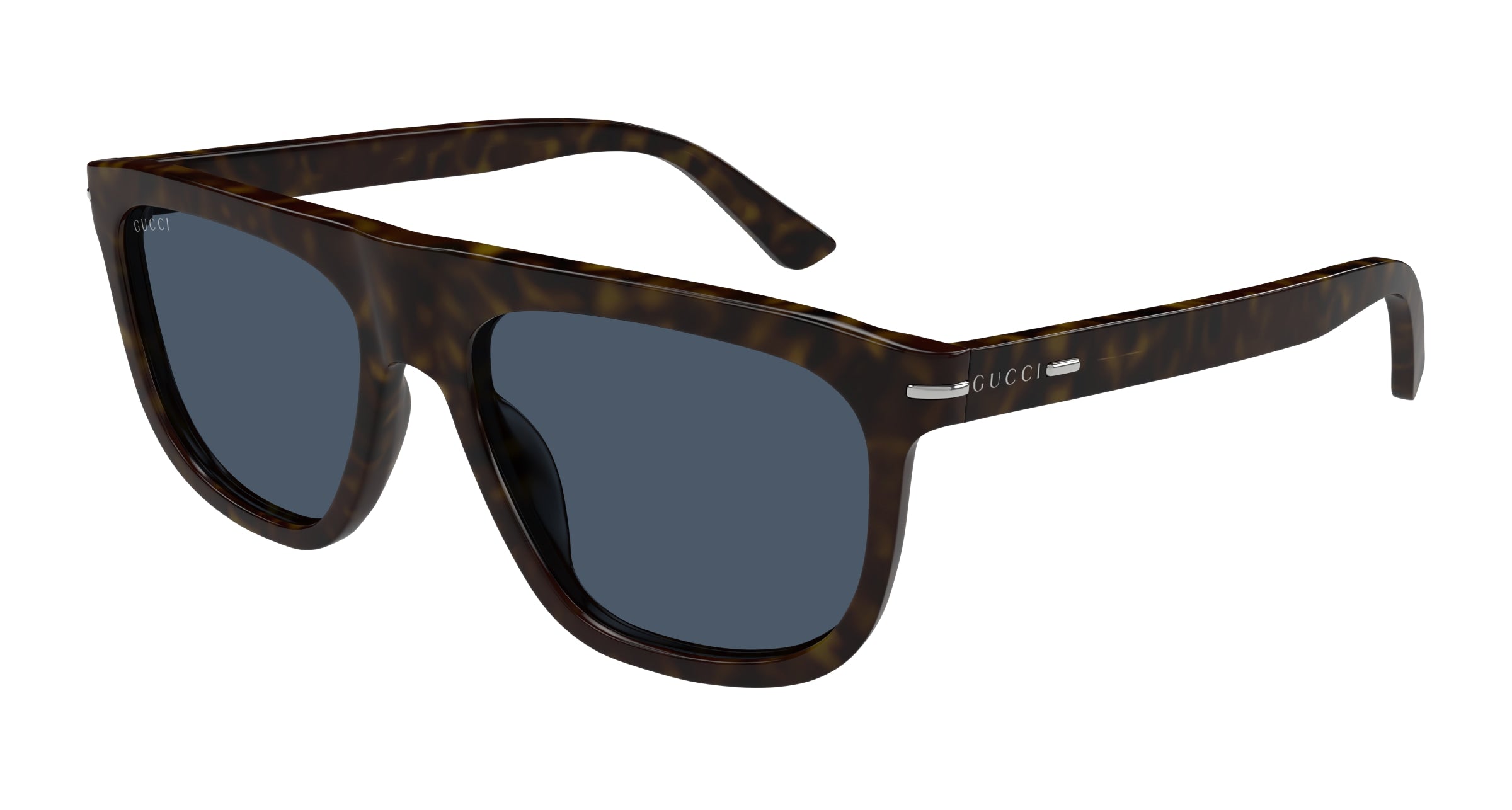 Gucci Uomo Gucci GG1726S 002 Occhiali da sole Acetato Havana Blu Rotonda Gucci Uomo Gucci GG1726S 002 Occhiali da sole Acetato Havana Blu Rotonda