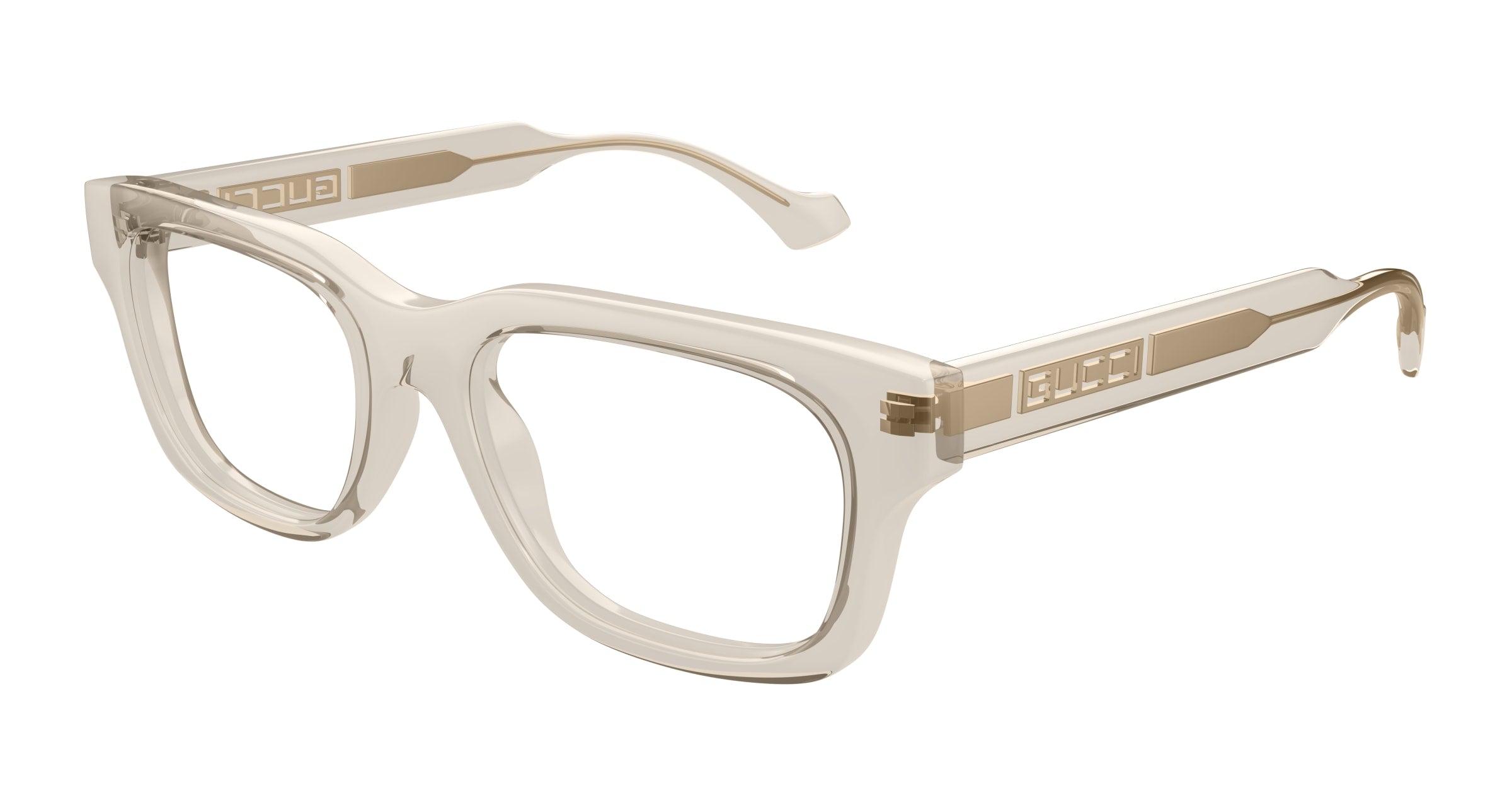 Gucci Uomo Gucci GG1731O 004 Montature da vista Acetato Verde Trasparente Squadrata Gucci Uomo Gucci GG1731O 004 Montature da vista Acetato Verde Trasparente Squadrata