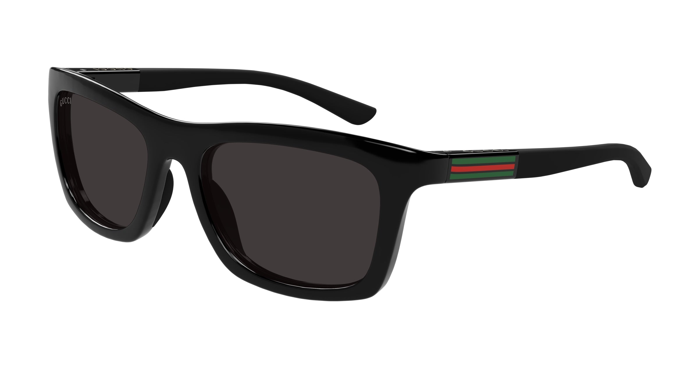 Gucci Uomo Gucci GG1735S 001 Occhiali da sole Iniettato Nero Grigio Squadrata Gucci Uomo Gucci GG1735S 001 Occhiali da sole Iniettato Nero Grigio Squadrata