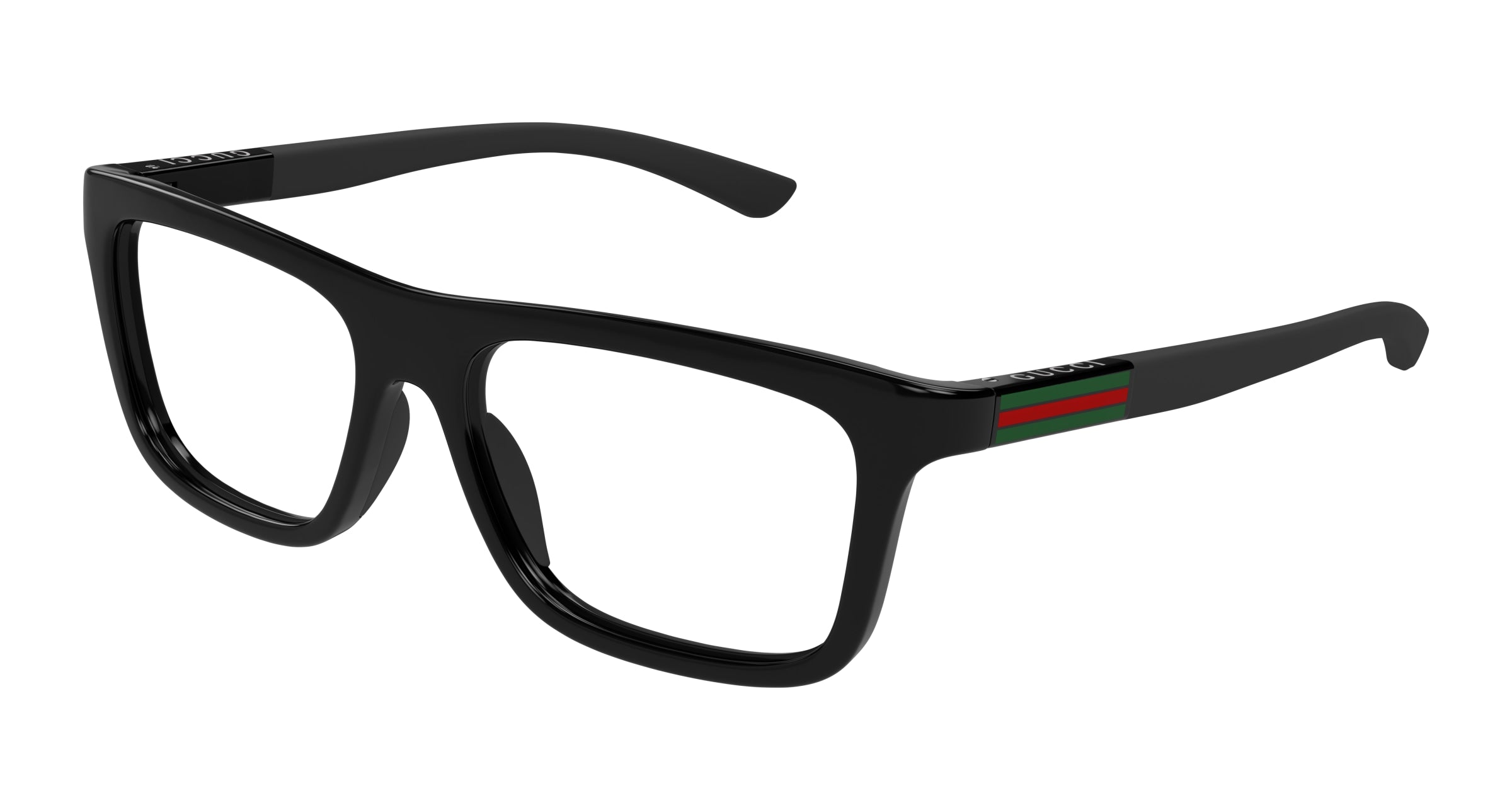 Gucci Uomo Gucci GG1737O 001 Montature da vista Iniettato Nero Trasparente Squadrata Gucci Uomo Gucci GG1737O 001 Montature da vista Iniettato Nero Trasparente Squadrata
