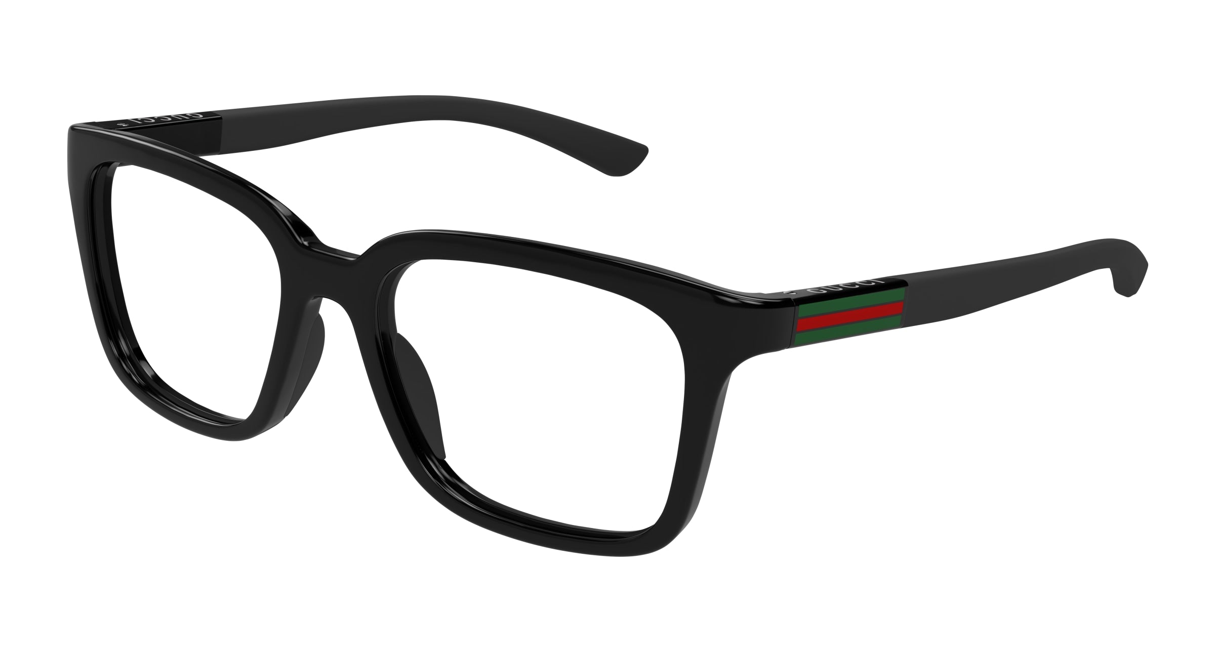 Gucci Uomo Gucci GG1738O 001 Montature da vista Iniettato Nero Trasparente Squadrata Gucci Uomo Gucci GG1738O 001 Montature da vista Iniettato Nero Trasparente Squadrata