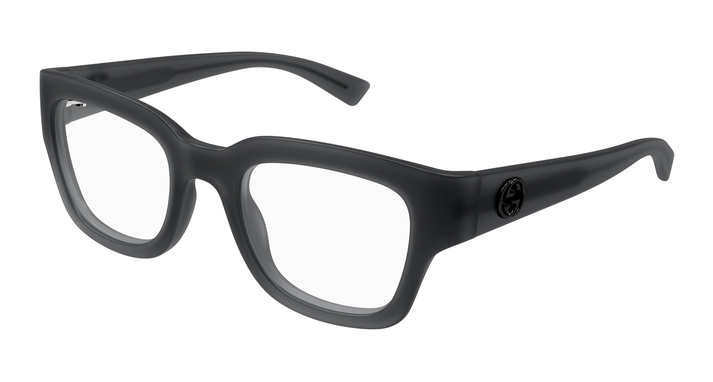 Gucci Uomo Gucci GG1788O 001 Montature da vista Iniettato Grigio Trasparente Squadrata
