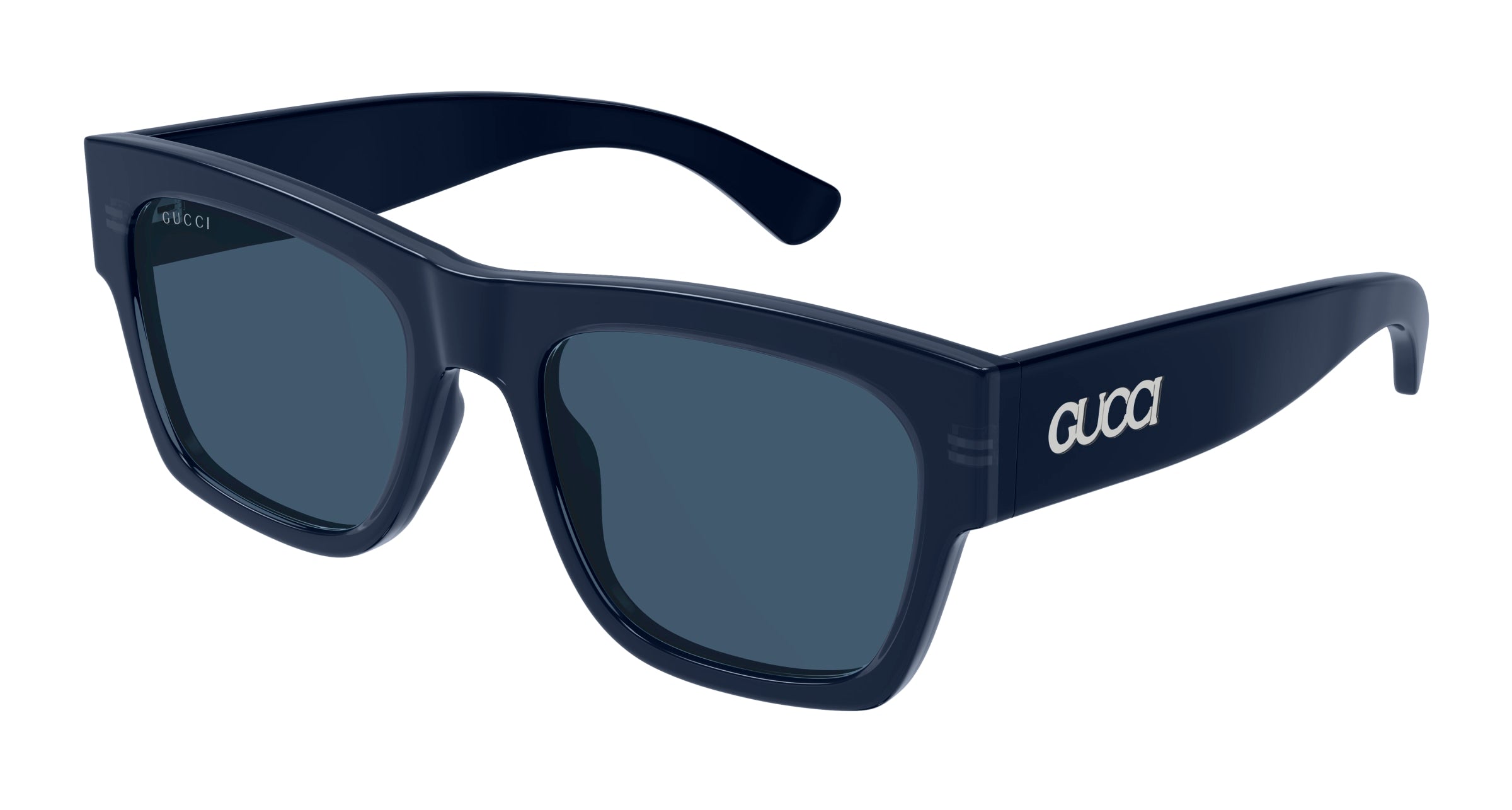 Gucci Uomo Gucci GG1793S 004 Occhiali da sole Acetato Blu Squadrata