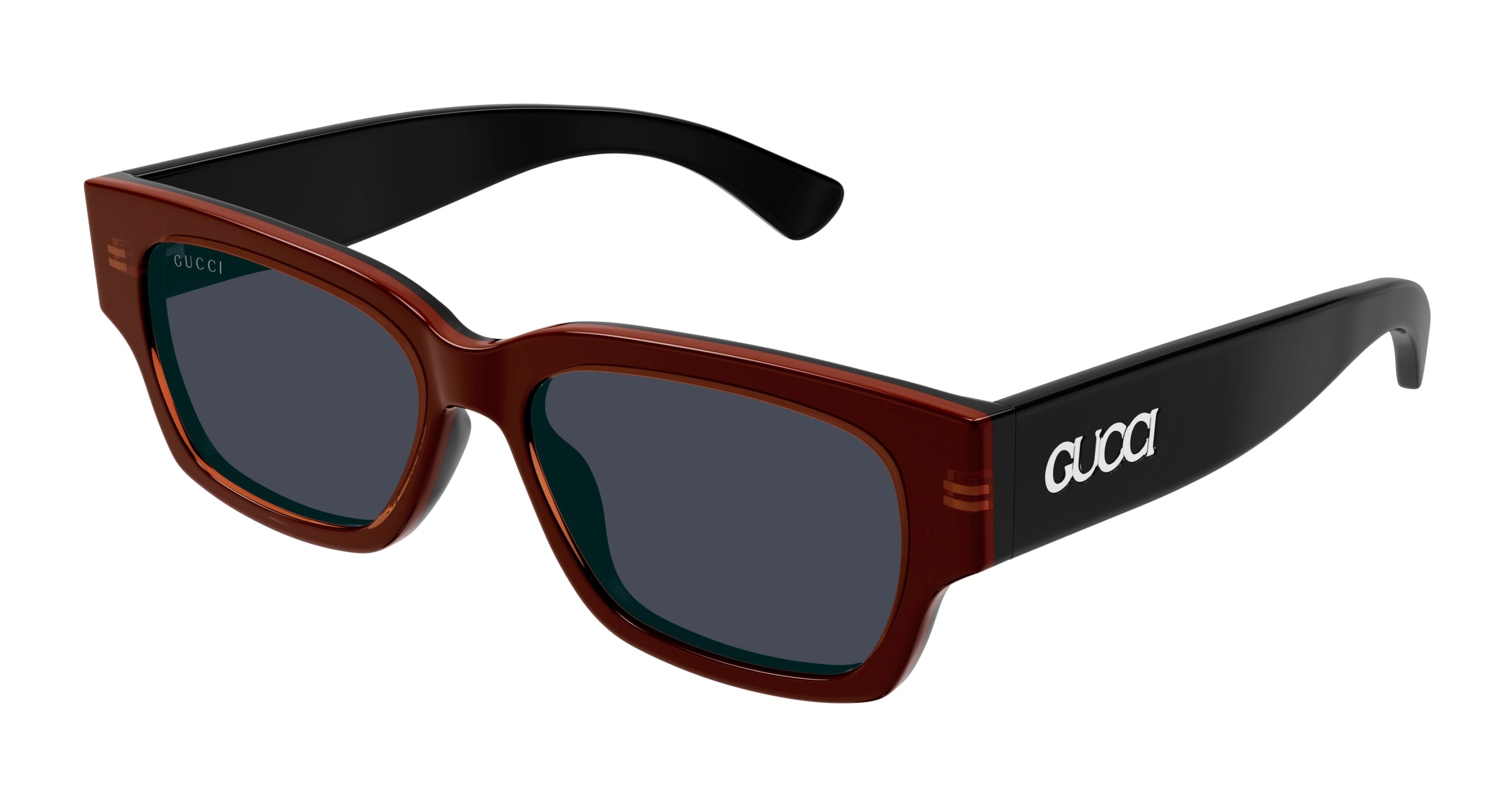 Gucci Uomo Gucci GG1794S 003 Occhiali da sole Acetato Nero Blu Squadrata Gucci Uomo Gucci GG1794S 003 Occhiali da sole Acetato Nero Blu Squadrata