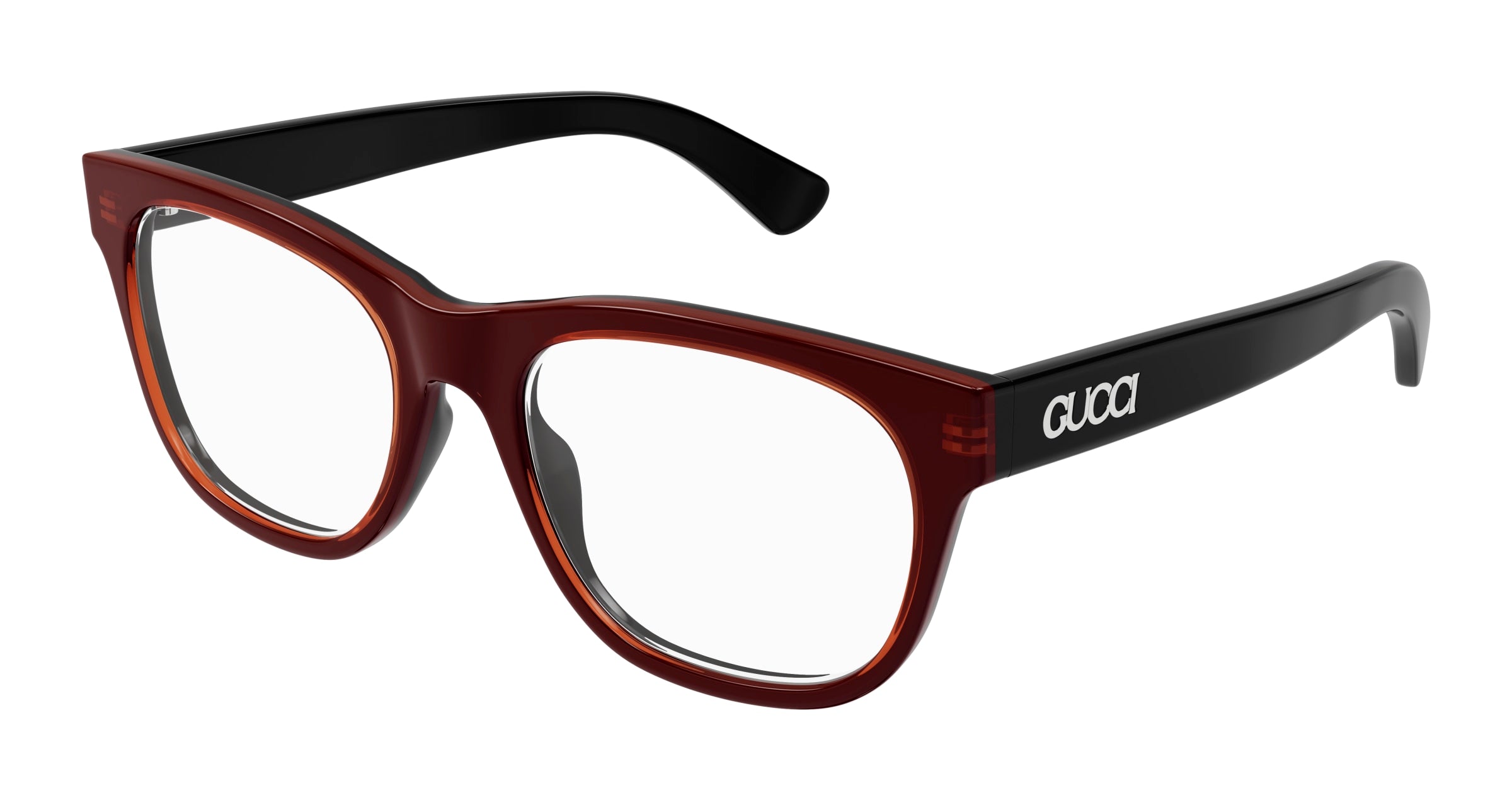 Gucci Uomo Gucci GG1796O 007 Montature da vista Acetato Nero Trasparente Squadrata Gucci Uomo Gucci GG1796O 007 Montature da vista Acetato Nero Trasparente Squadrata