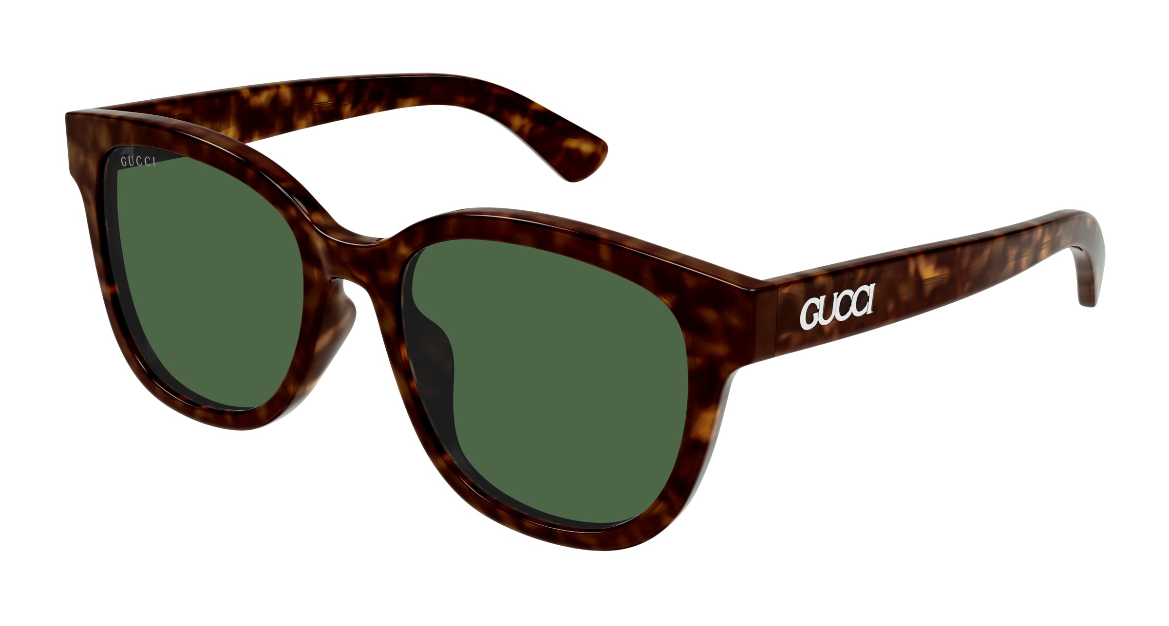 Gucci Uomo Gucci GG1797SK 002 Occhiali da sole Acetato Havana Verde Rotonda Gucci Uomo Gucci GG1797SK 002 Occhiali da sole Acetato Havana Verde Rotonda