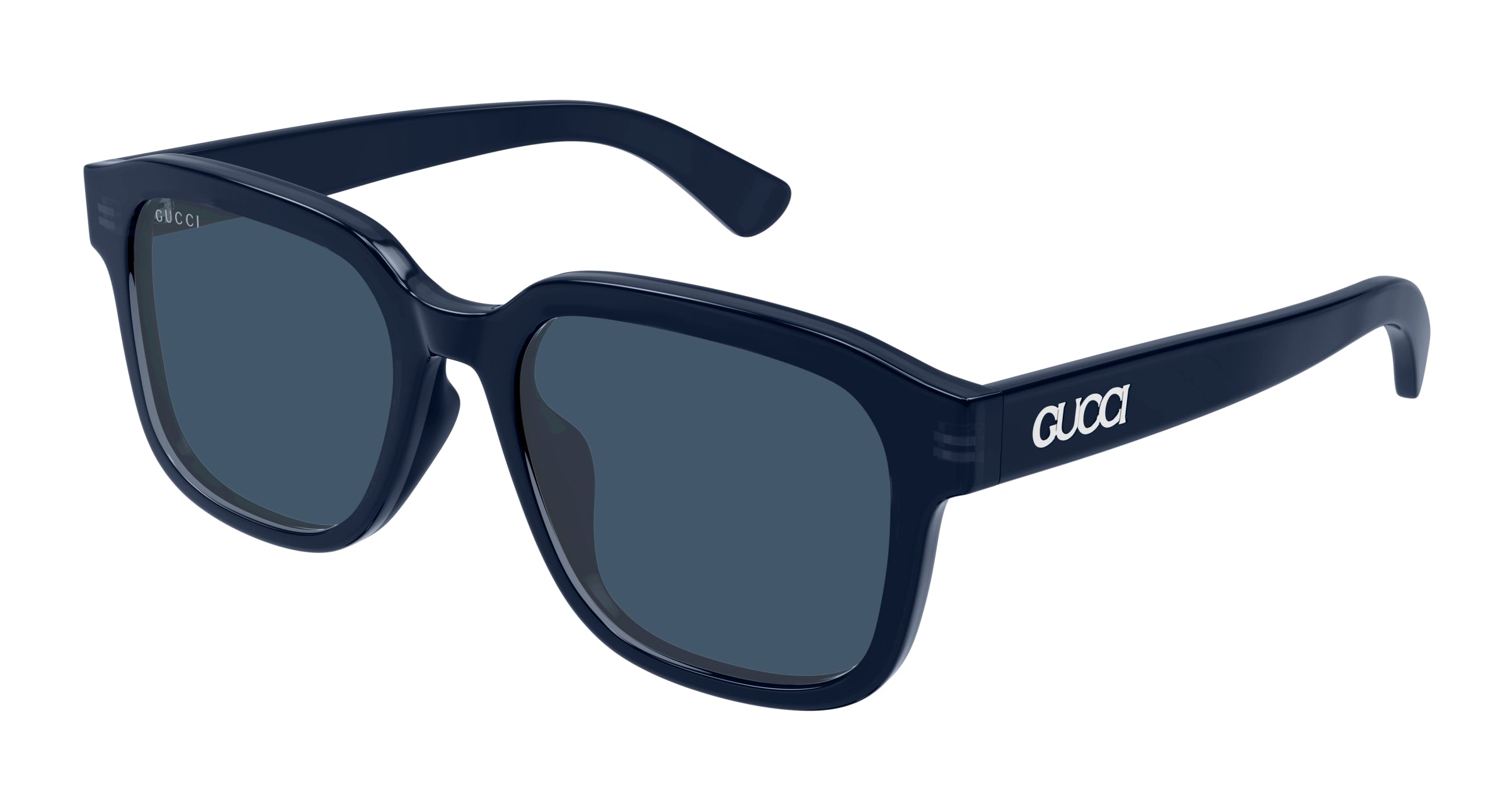 Gucci Uomo Gucci GG1798SA 004 Occhiali da sole Acetato Blu Squadrata