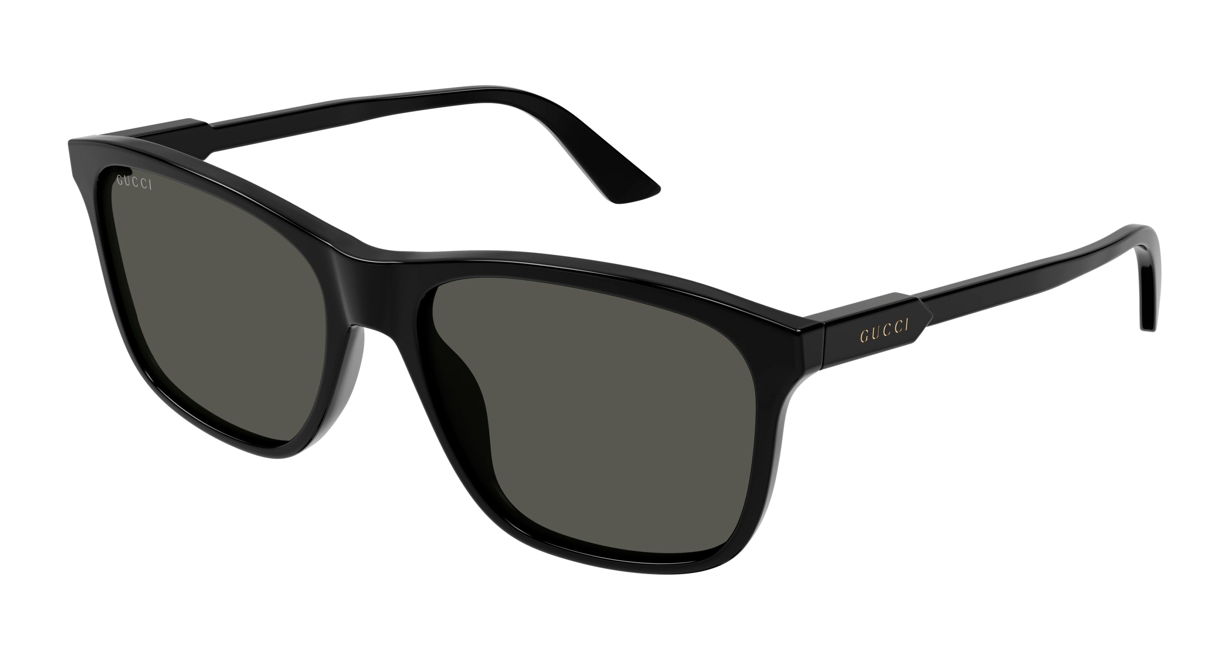 Gucci Uomo Gucci GG1819S 001 Occhiali da sole Acetato Nero Grigio Squadrata Gucci Uomo Gucci GG1819S 001 Occhiali da sole Acetato Nero Grigio Squadrata