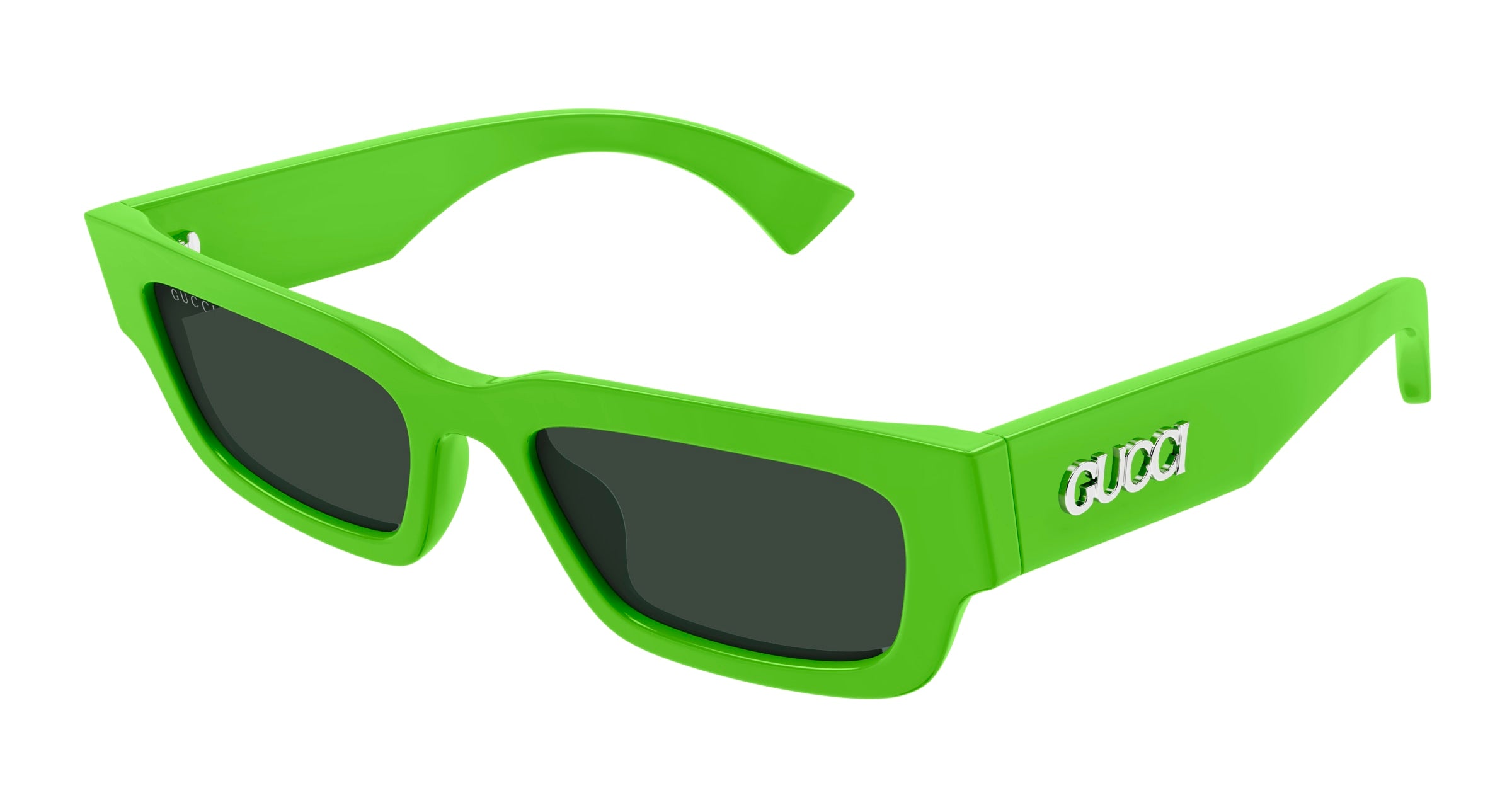 Gucci Uomo Gucci GG1838S 004 Occhiali da sole Acetato Verde Verde Squadrata
