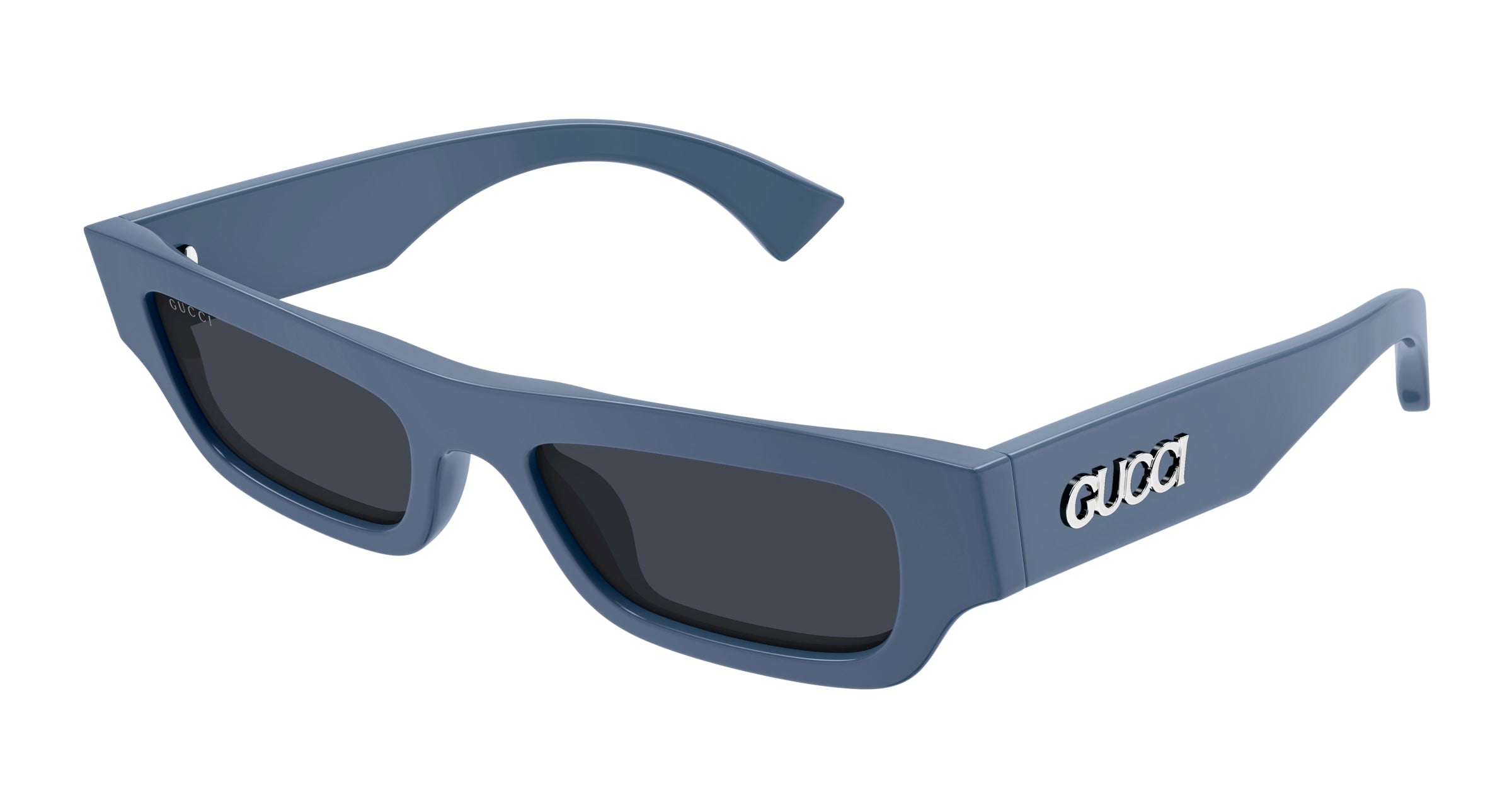Gucci Uomo Gucci GG1839S 003 Occhiali da sole Acetato Blu Blu Squadrata