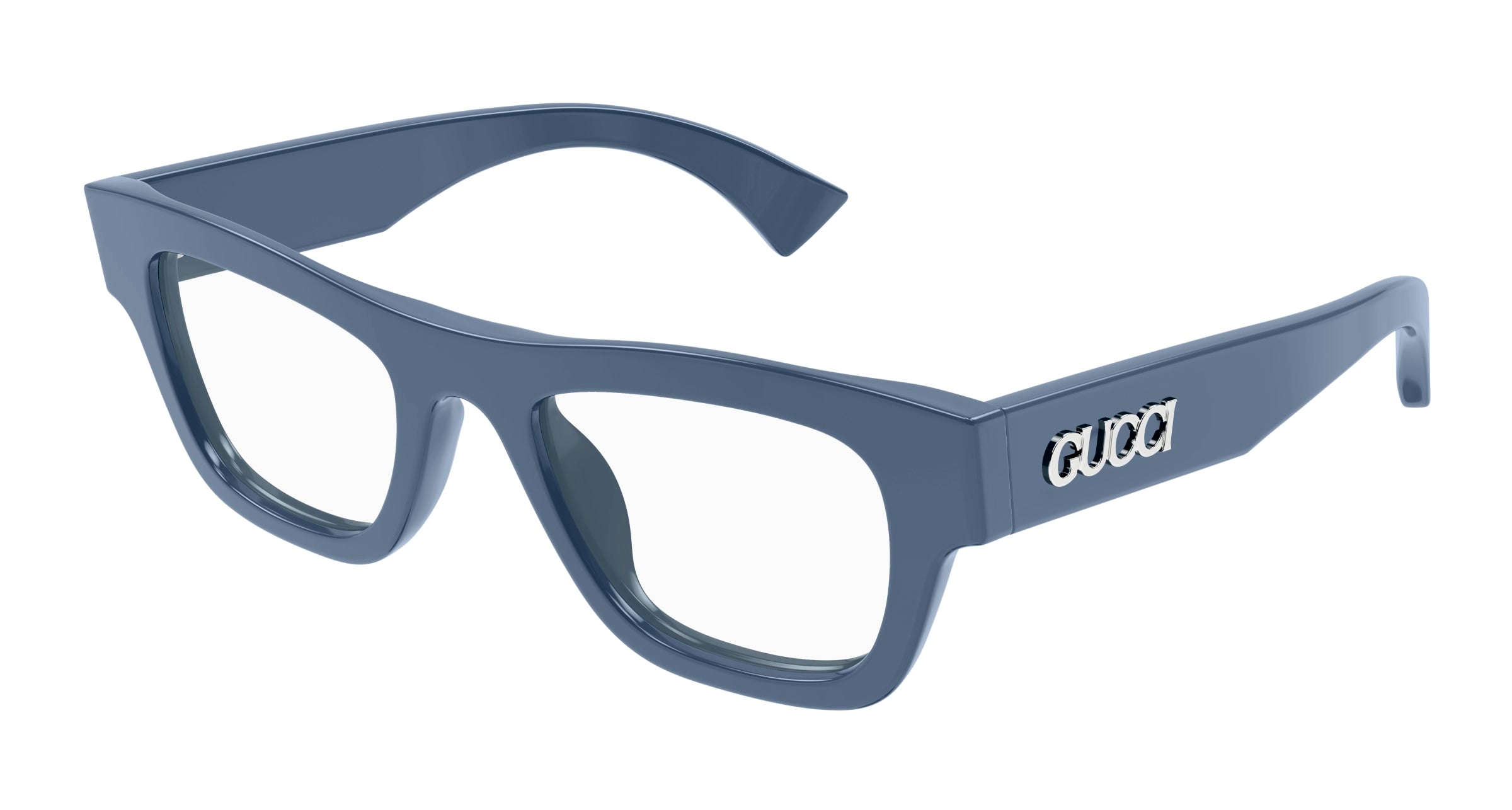 Gucci Uomo Gucci GG1840O 007 Montature da vista Acetato Blu Trasparente Squadrata Gucci Uomo Gucci GG1840O 007 Montature da vista Acetato Blu Trasparente Squadrata