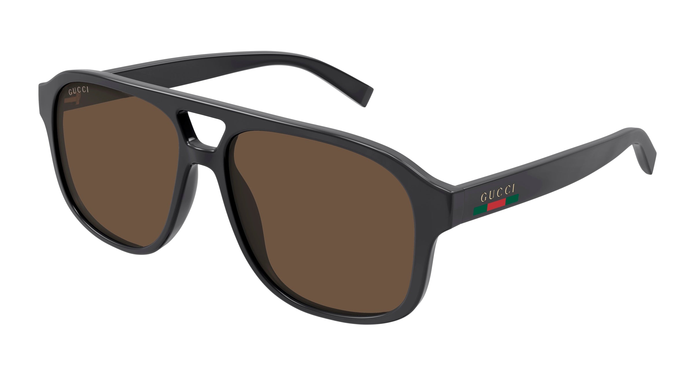 Gucci Uomo Gucci GG1856S 003 Occhiali da sole Iniettato Grigio Marrone Pilot Gucci Uomo Gucci GG1856S 003 Occhiali da sole Iniettato Grigio Marrone Pilot